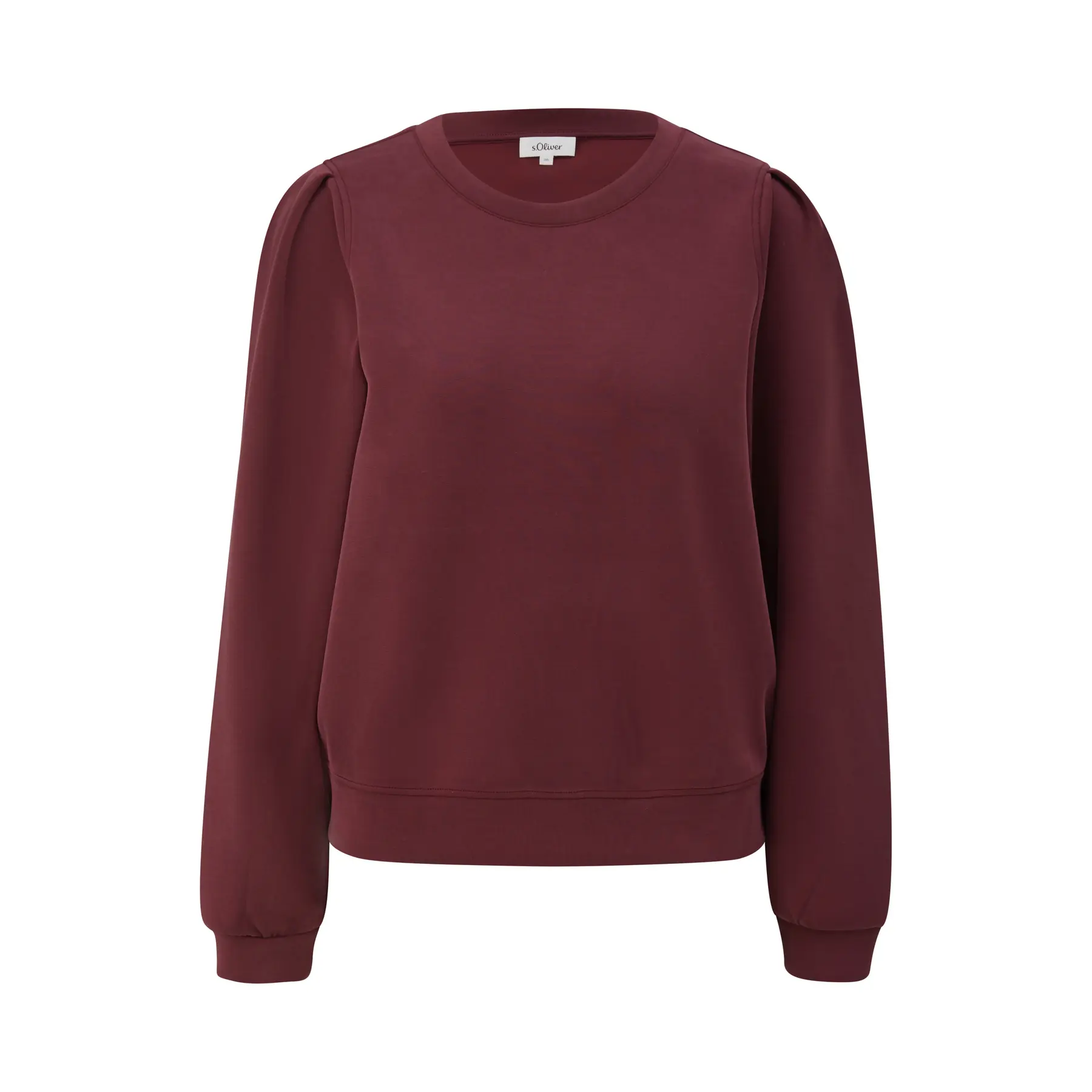 Damen Sweatshirt aus Scuba mit Puffärmeln s.Oliver
