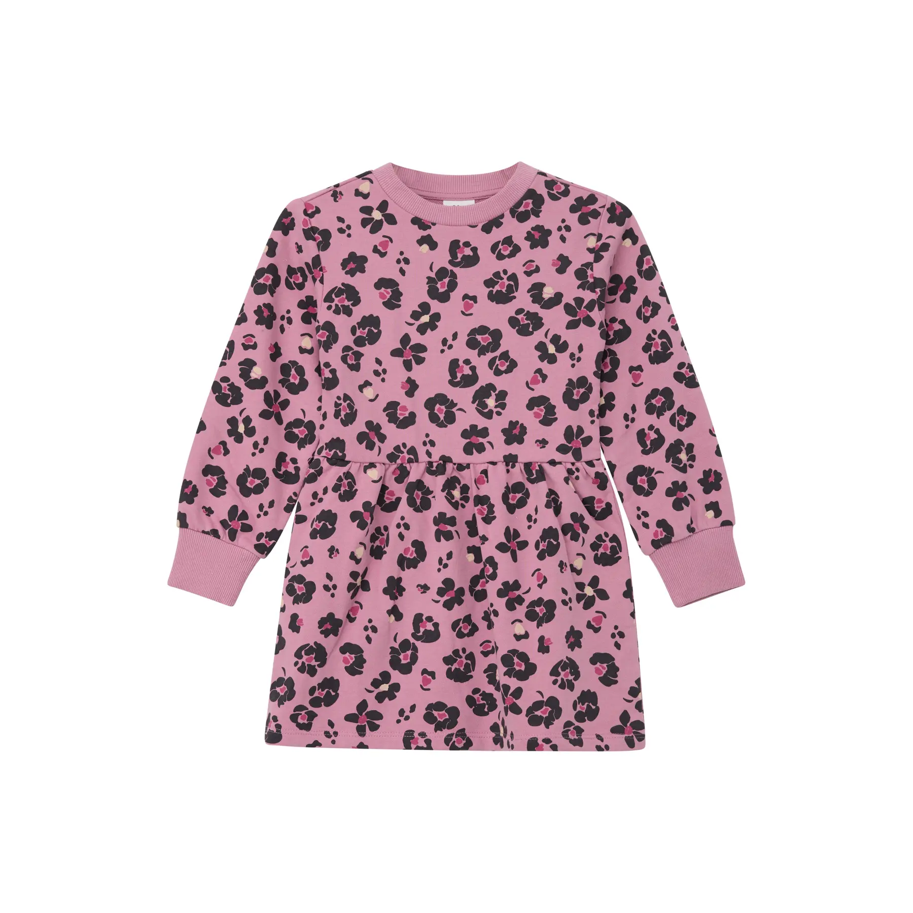 Robe sweat courte en coton mélangé avec imprimé all-over bébé fille s.Oliver