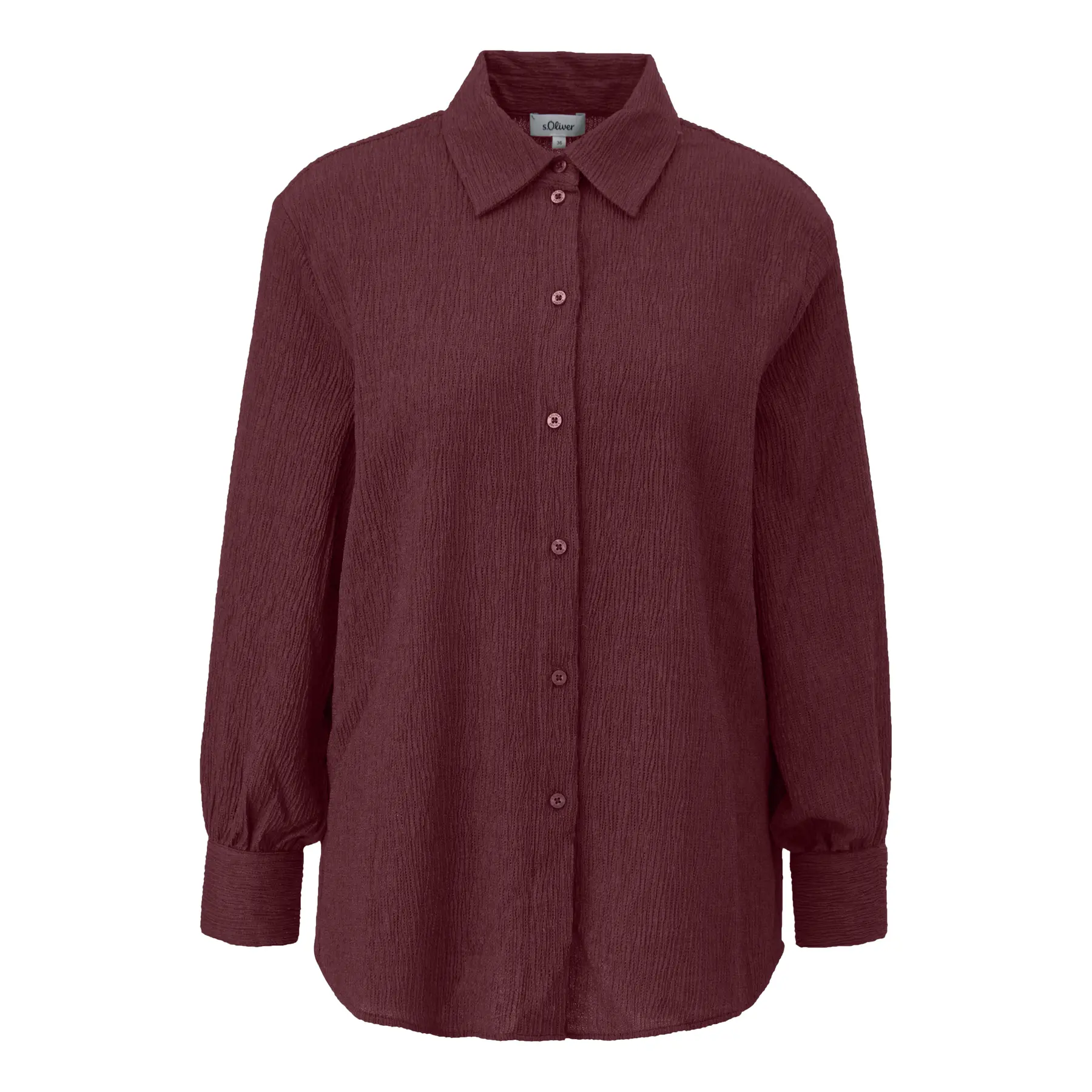 Bluse im Stretch-Material mit verlängertem Rücken für Damen s.Oliver