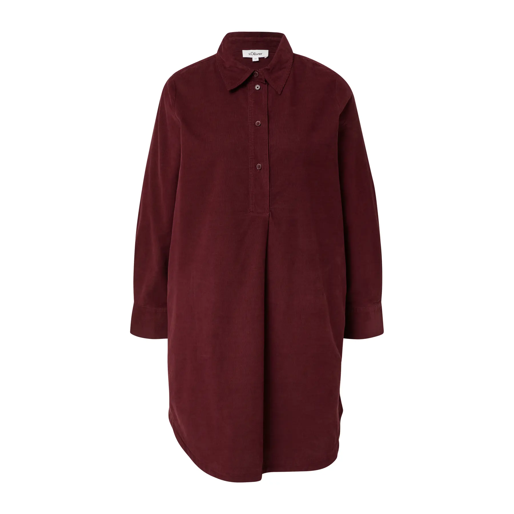 Feinstrickcordkleid mit Kragen für Damen s.Oliver