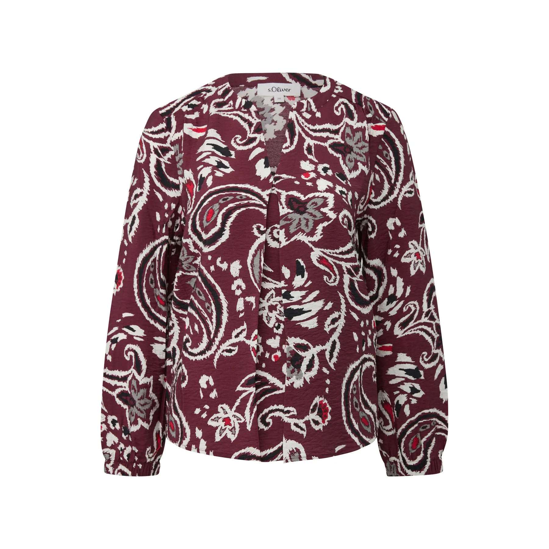 Leichte Bluse mit Allover-Blumenprint für Damen s.Oliver