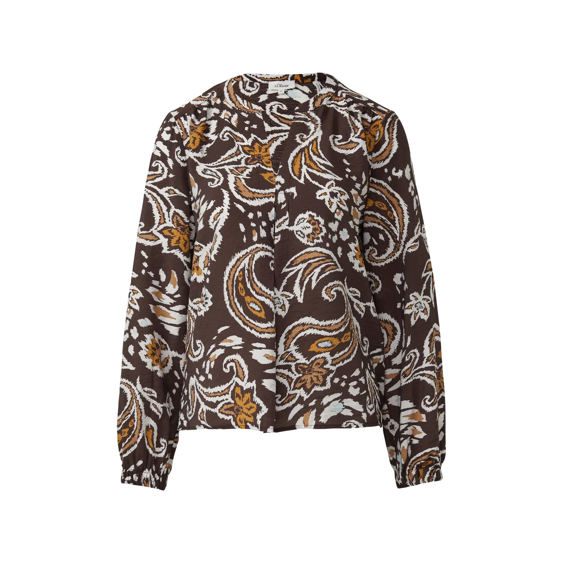 Leichte Bluse mit Allover-Blumenprint für Damen s.Oliver