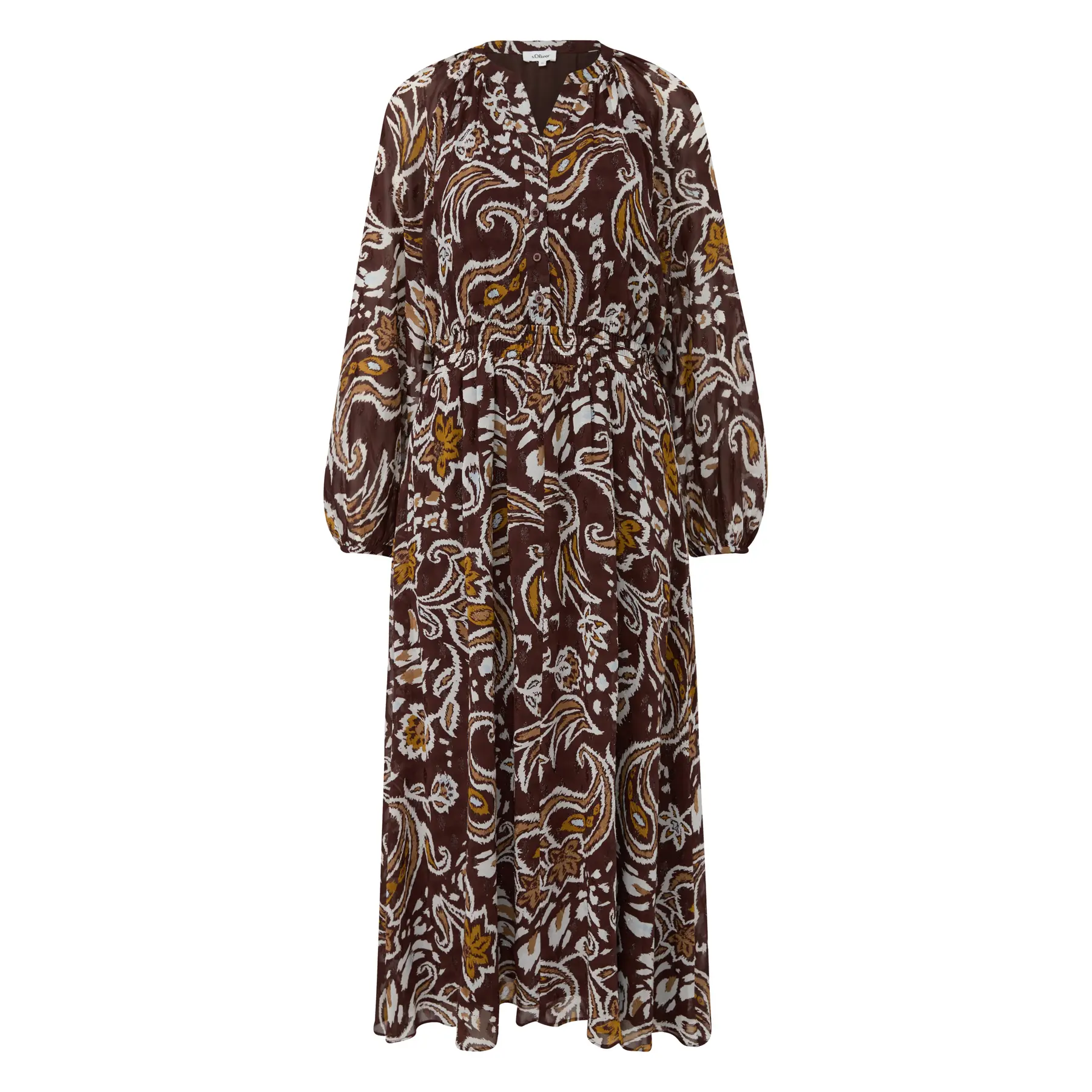 Damen Chiffon Kleid mit Allover-Print s.Oliver