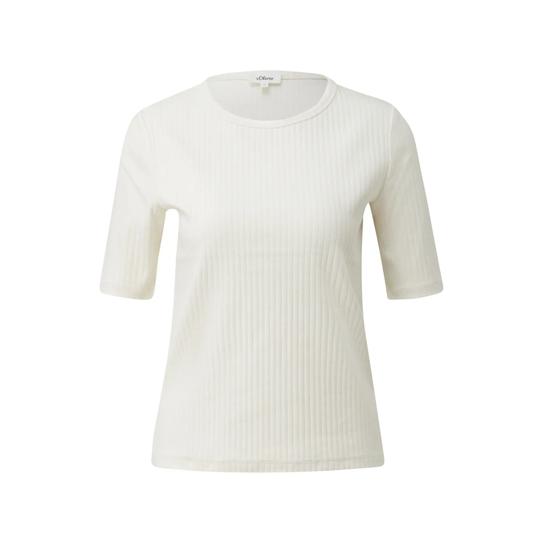 T-Shirt aus elastischem Baumwoll-Mix für Frauen s.Oliver