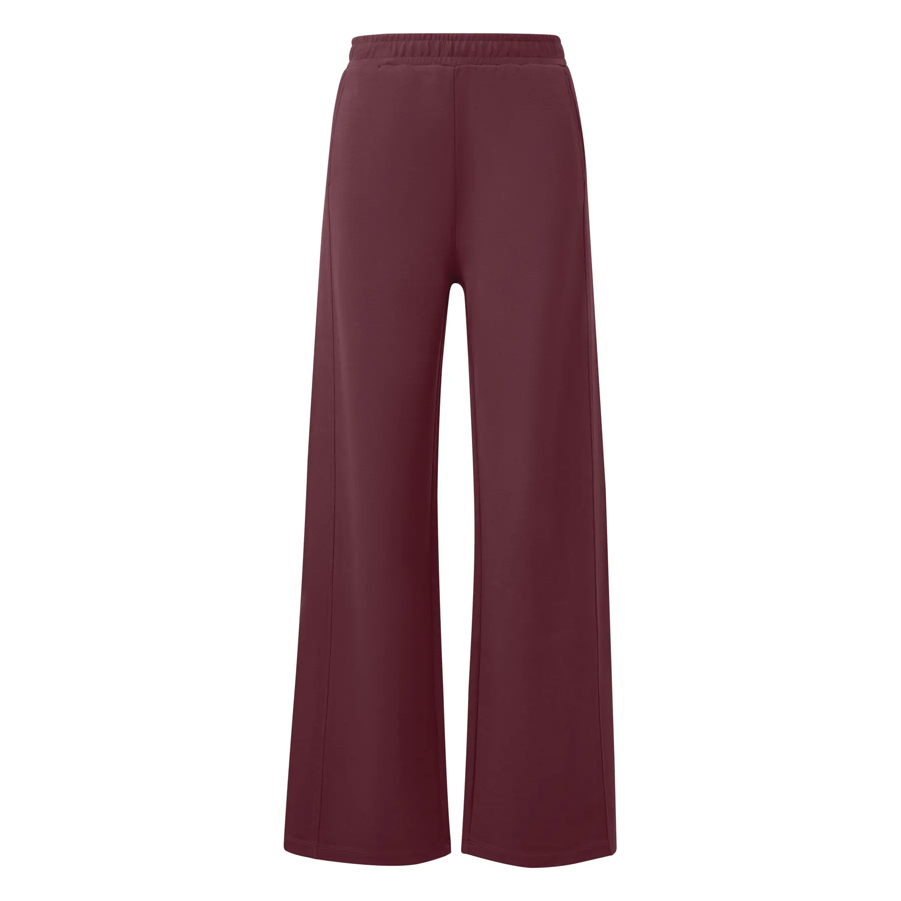 Relaxed Fit Damen Scuba Stoff Jogginghose mit weitem Bein s.Oliver