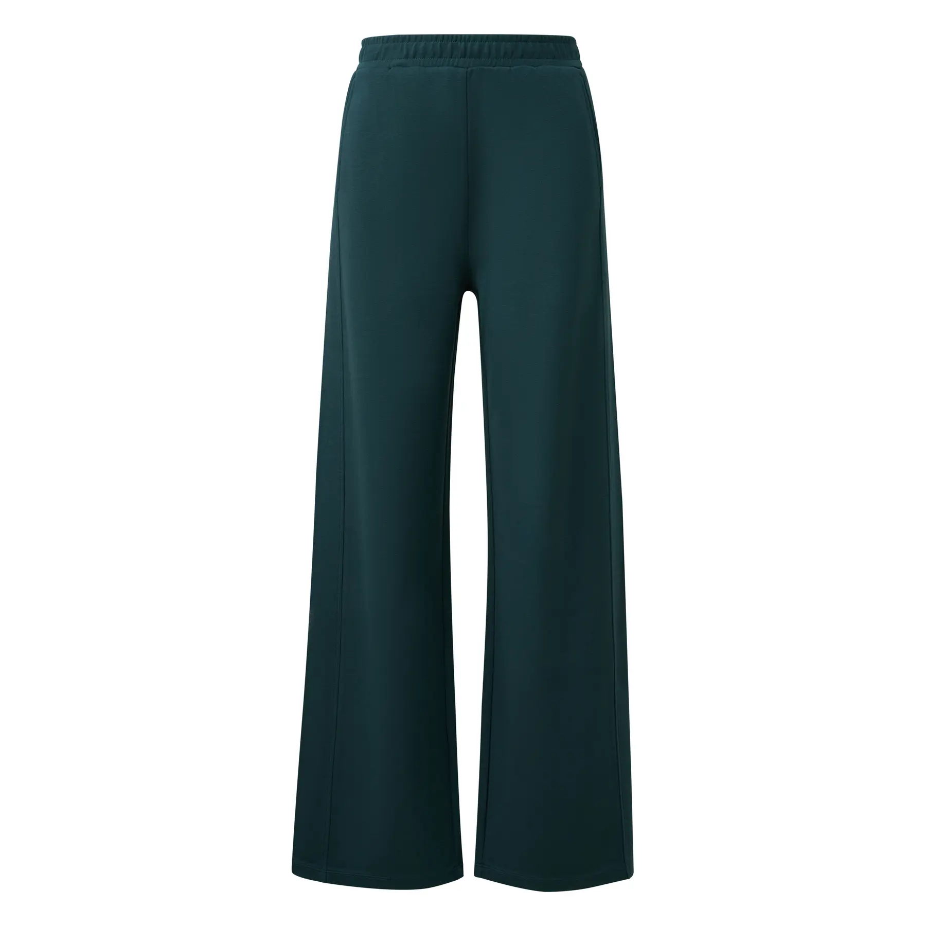 Relaxed Fit Damen Scuba Stoff Jogginghose mit weitem Bein s.Oliver