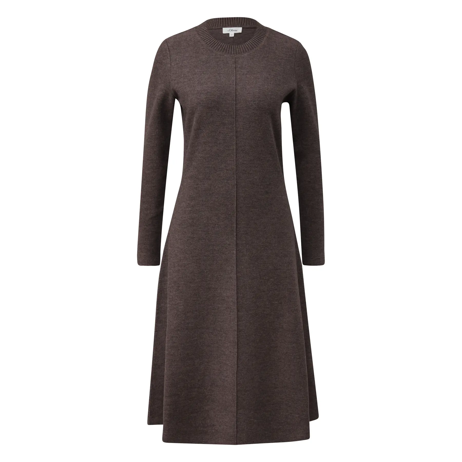 Damenmidikleid aus weichem Fleece mit Mittelnaht s.Oliver