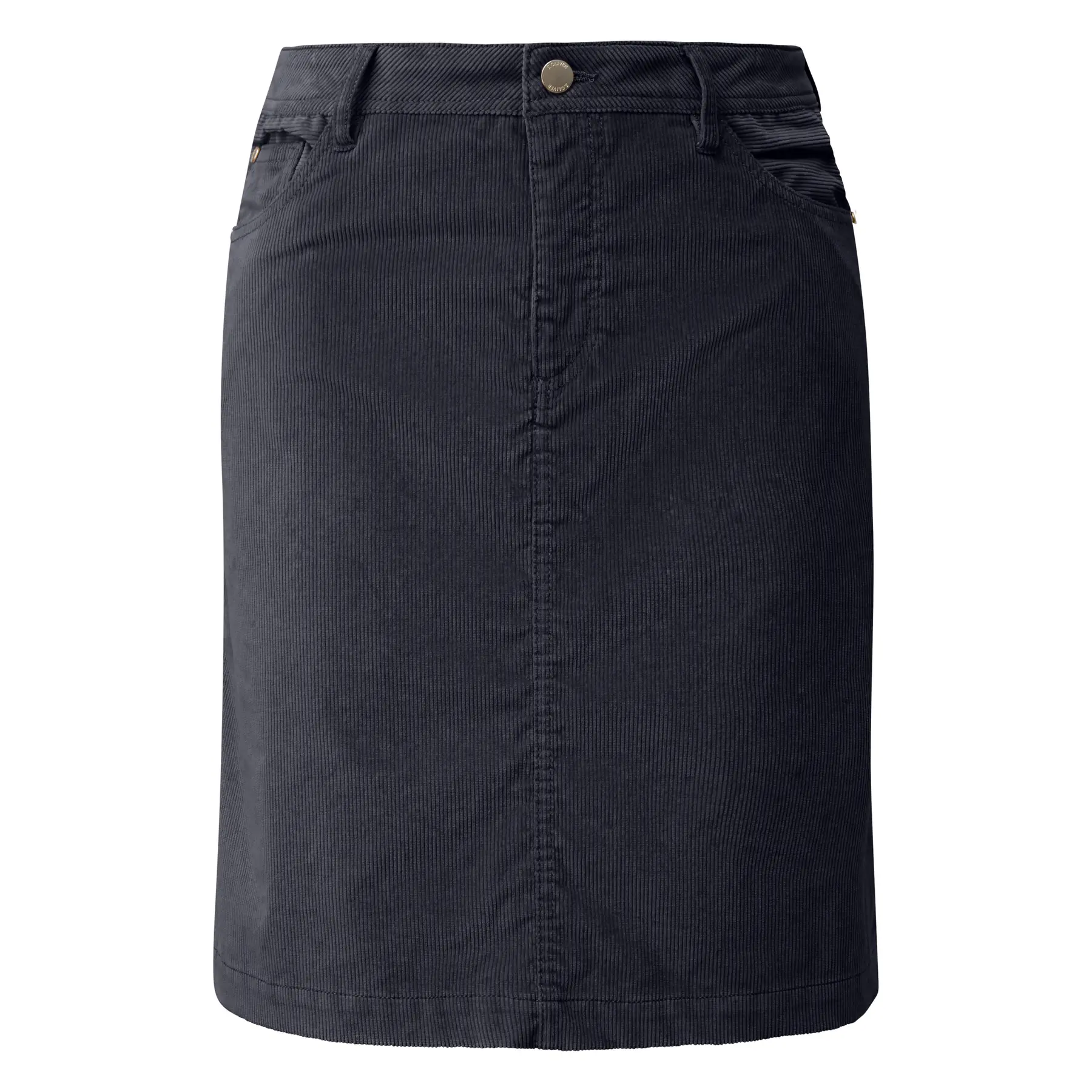 5-Pocket Stretch-Ribbed Corduroy Midi-Rock für Damen s.Oliver