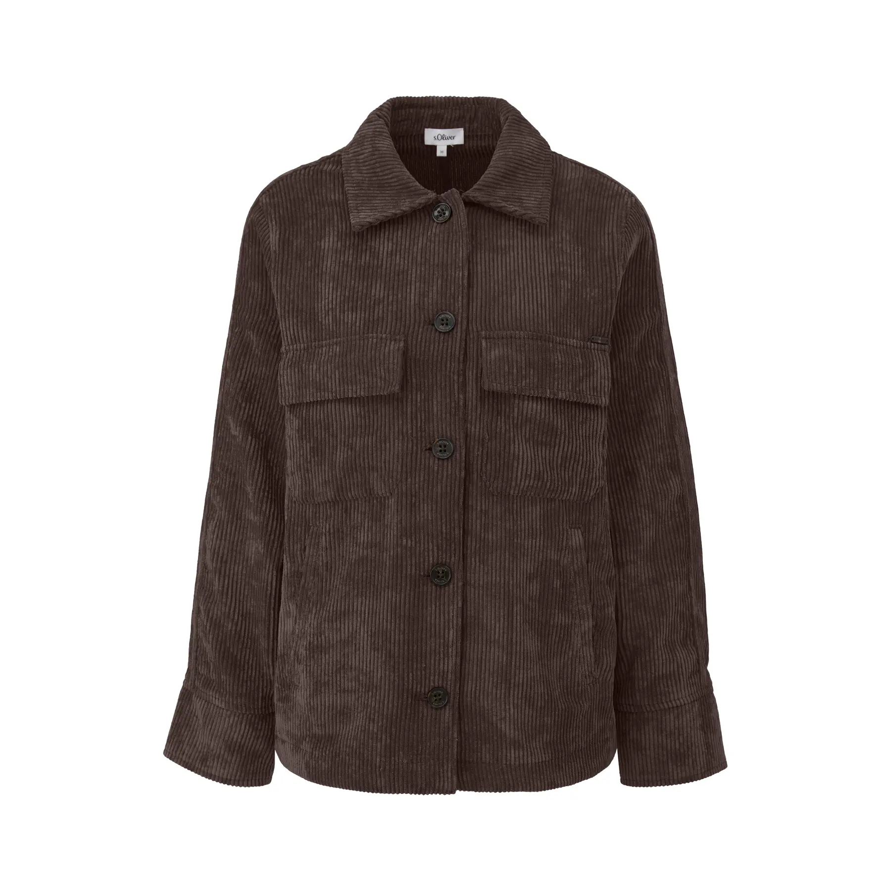Cordjacke mit Hemdkragen für Damen s.Oliver