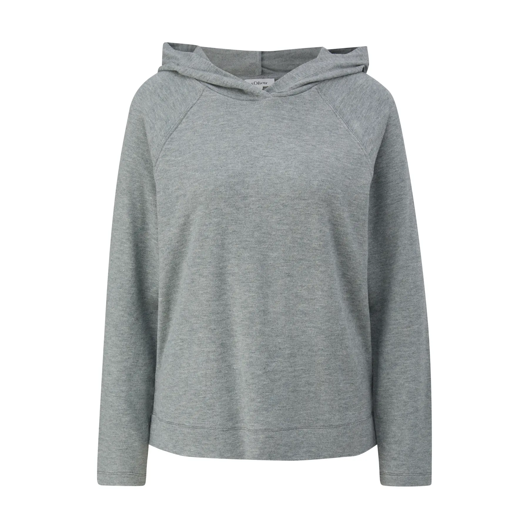 Damen Langarmshirt aus Stretch-Jersey mit Kapuze s.Oliver