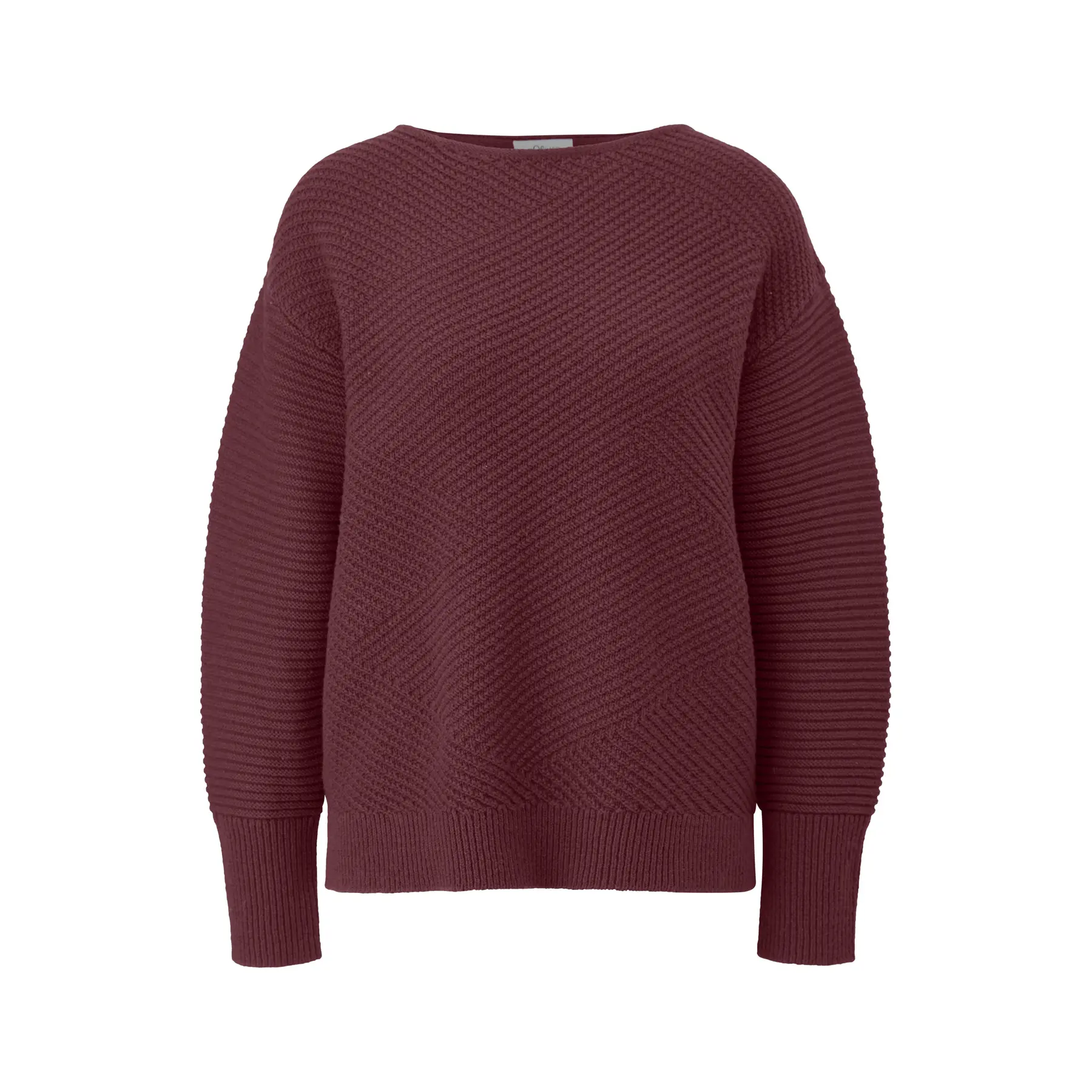 Lässiger Strickpulli mit Rippenbündchen für Frauen s.Oliver
