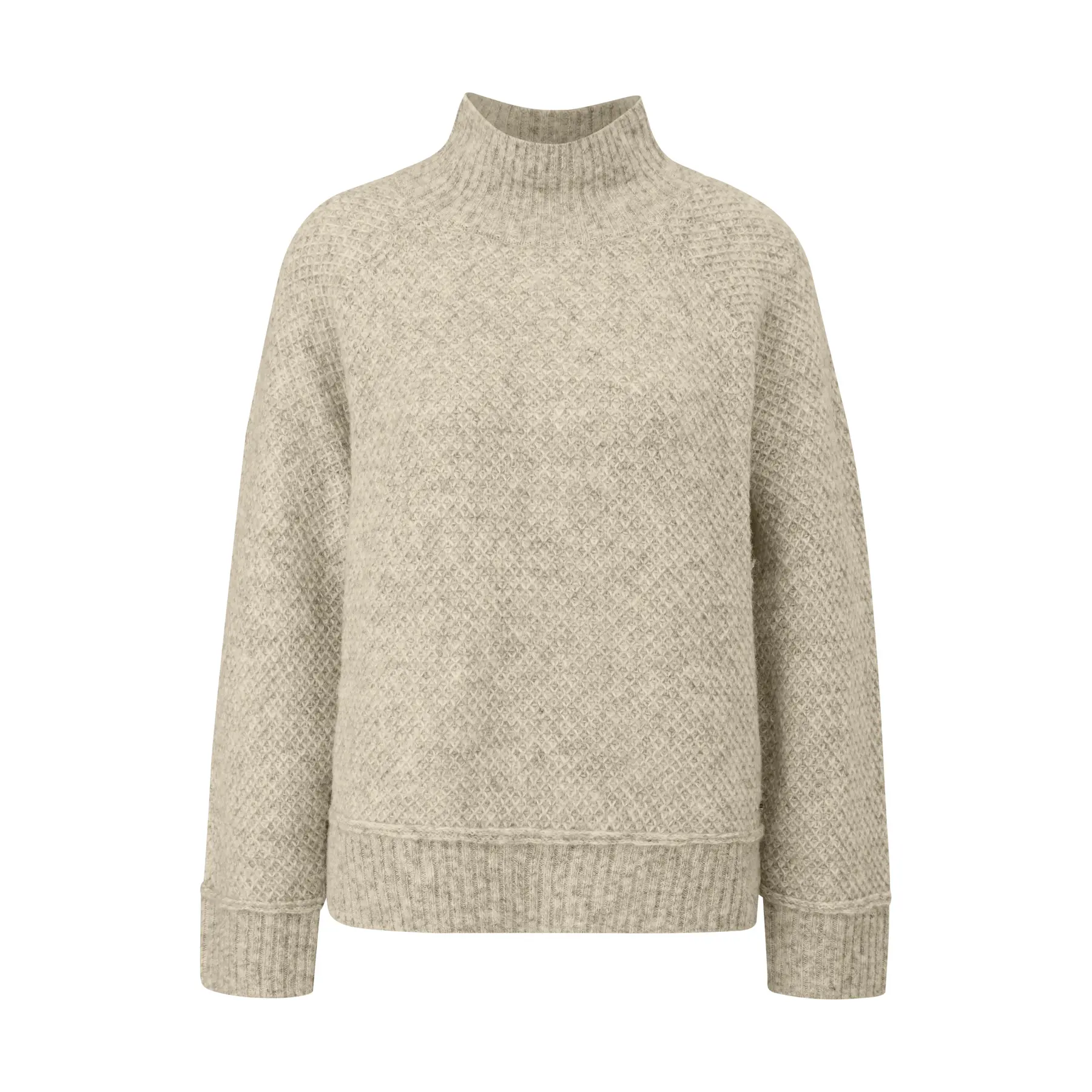 Pull aus gemischter Wolle mit Stehkragen für Damen s.Oliver