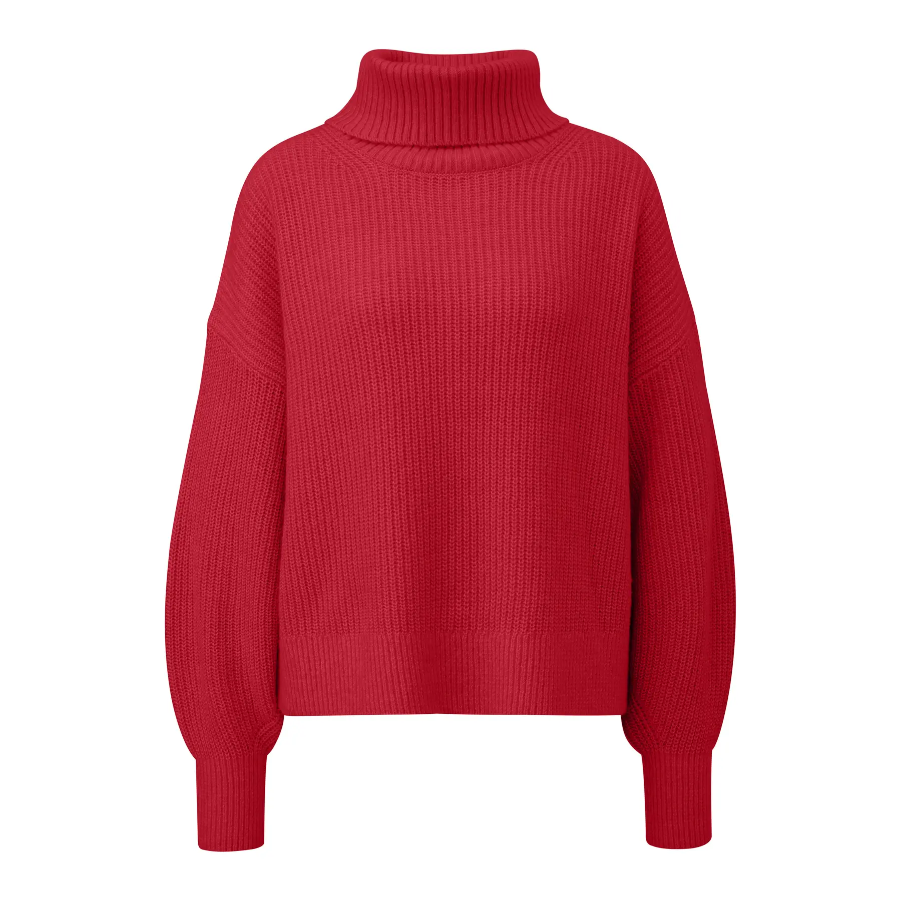 Oversized Strickpullover mit weiten Ärmeln und Rollkragen Damen s.Oliver