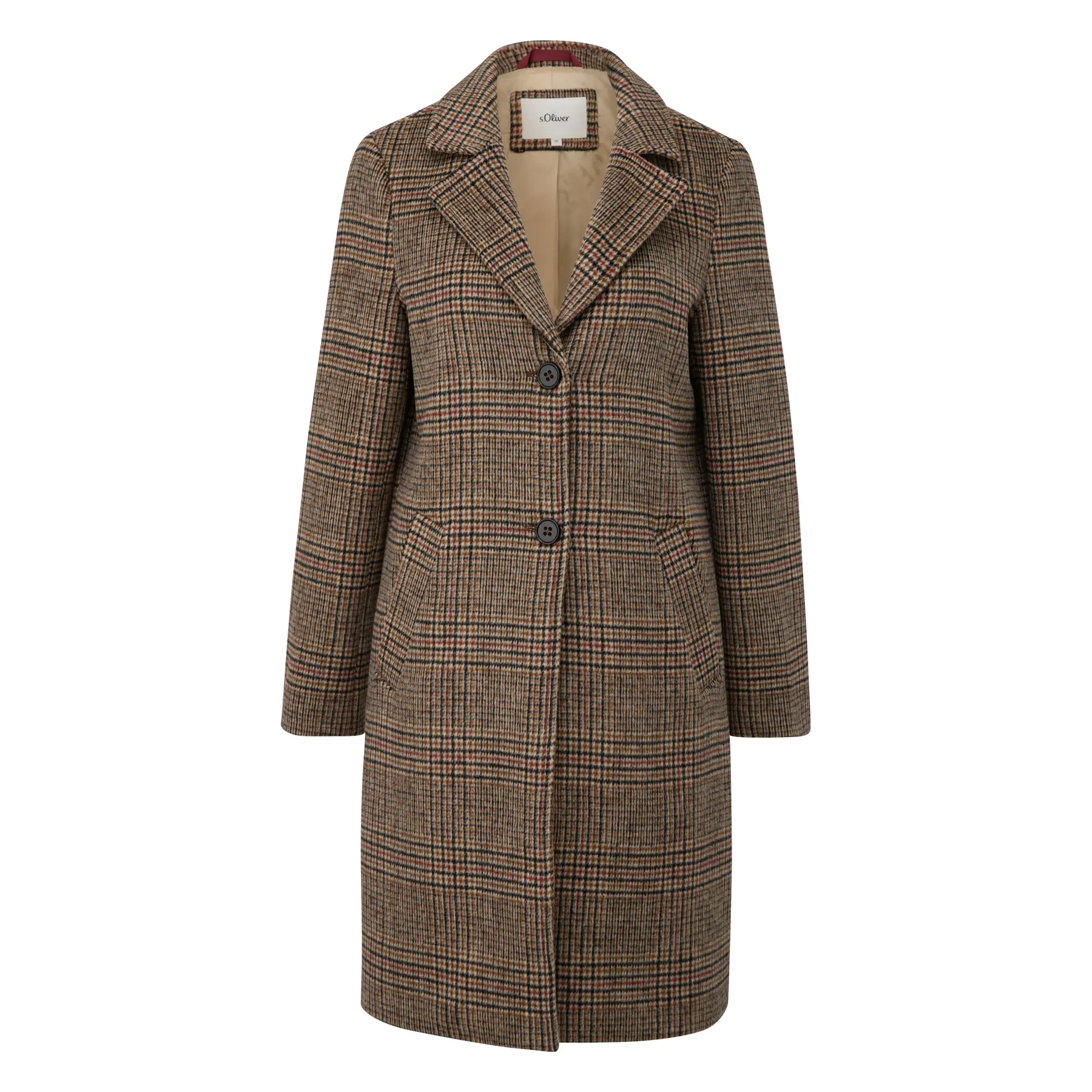 Modischer Mischwollmantel mit Tiermotiv Damen s.Oliver