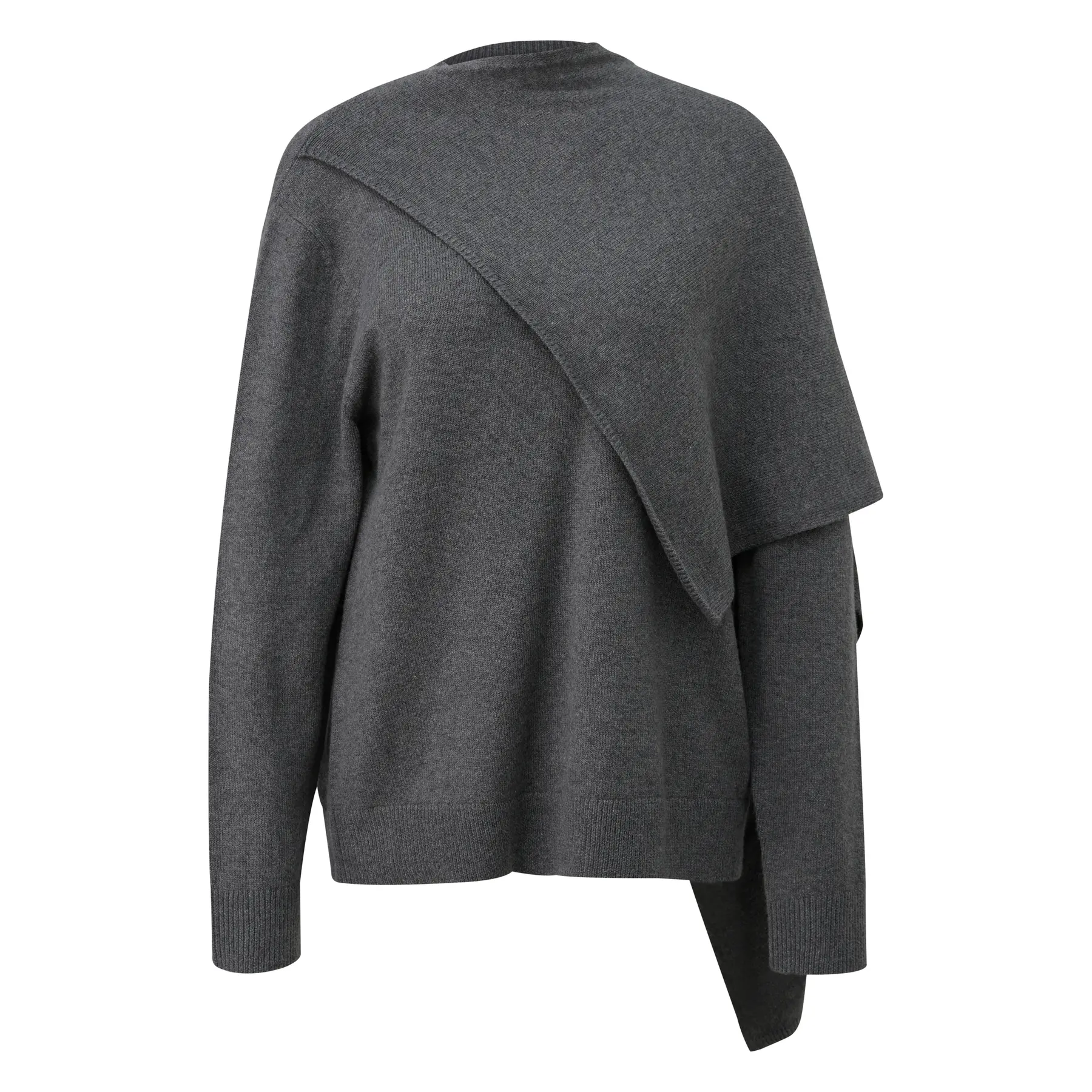Feinmaschiger Pullover lockerer Schnitt mit Schalkragen Damen s.Oliver