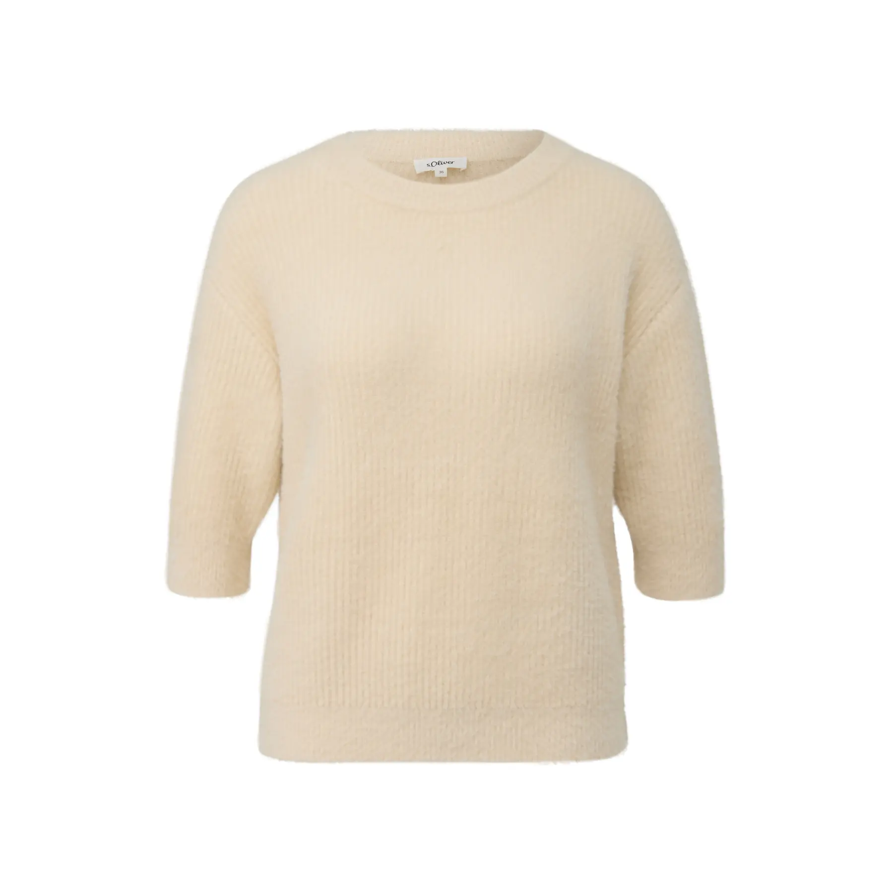 Kurzer, weicher Strickpulli für Damen s.Oliver