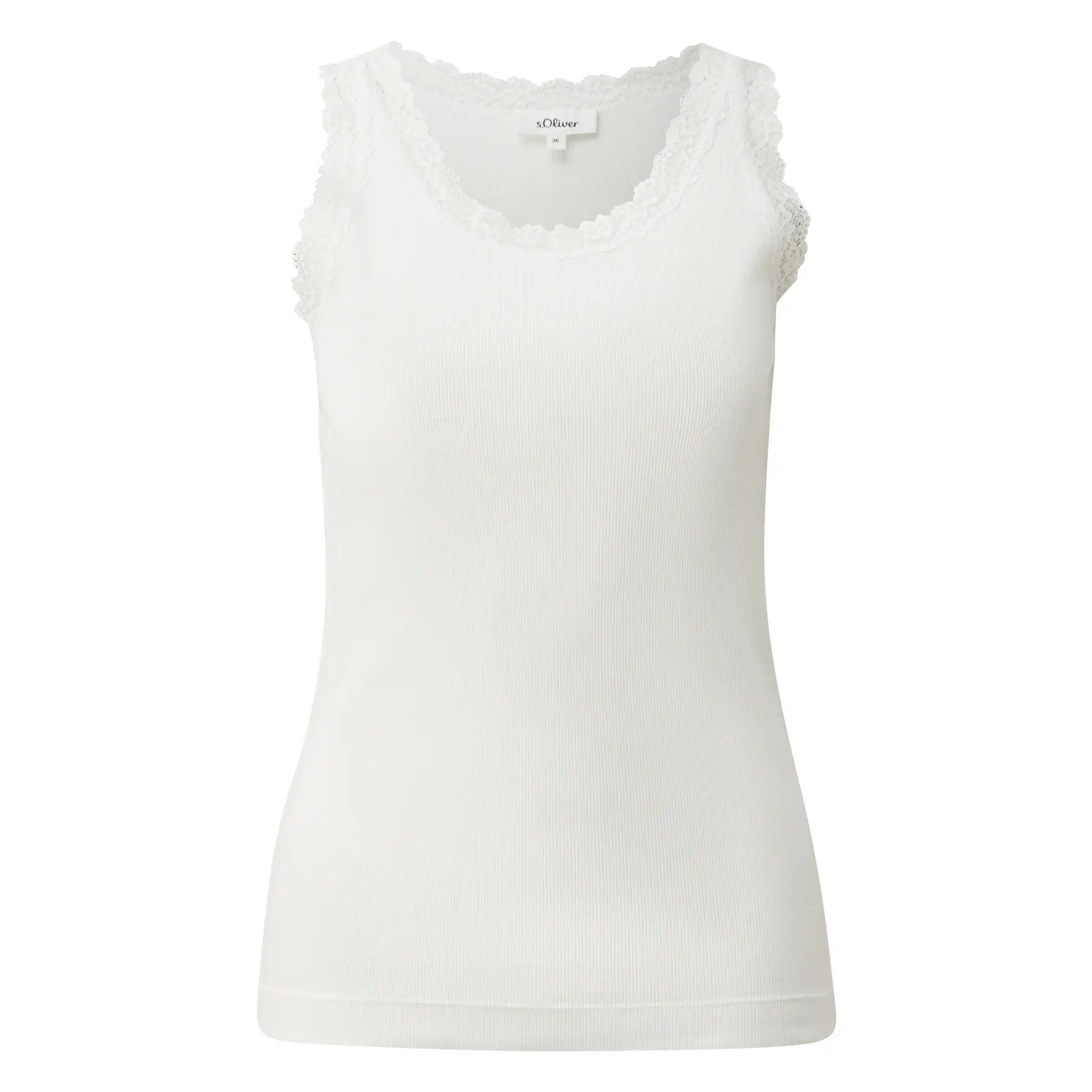 Damen Top mit Spitzenrand s.Oliver