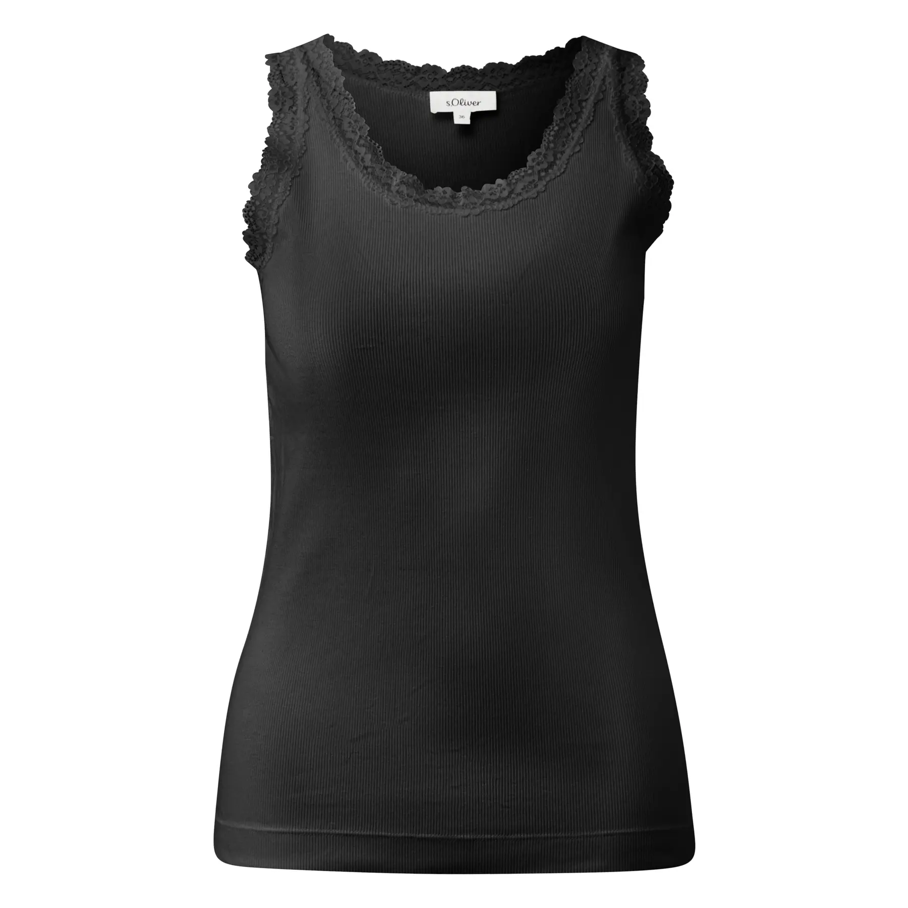 Damen Top mit Spitzenrand s.Oliver
