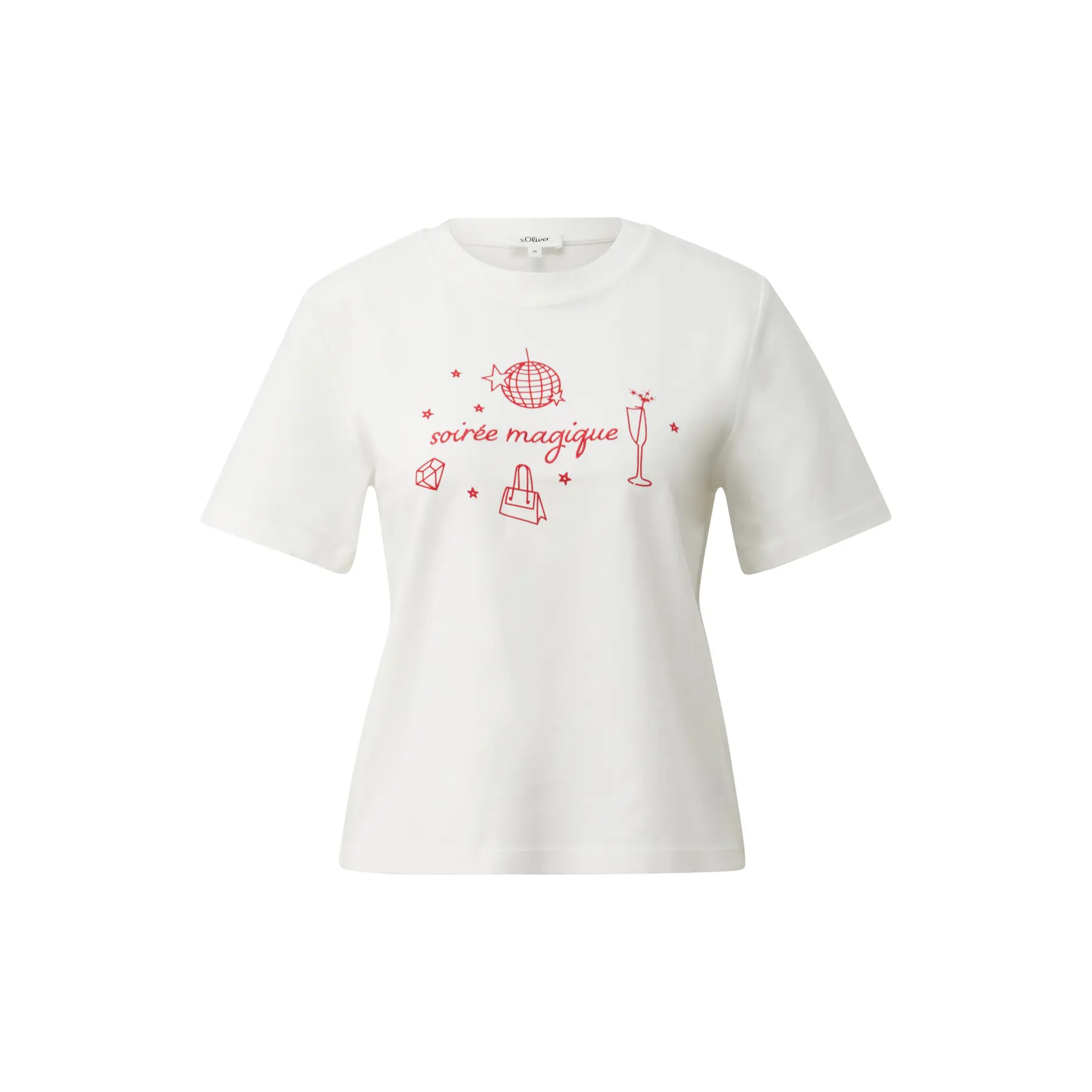 T-Shirt mit Strassdetails Damen s.Oliver