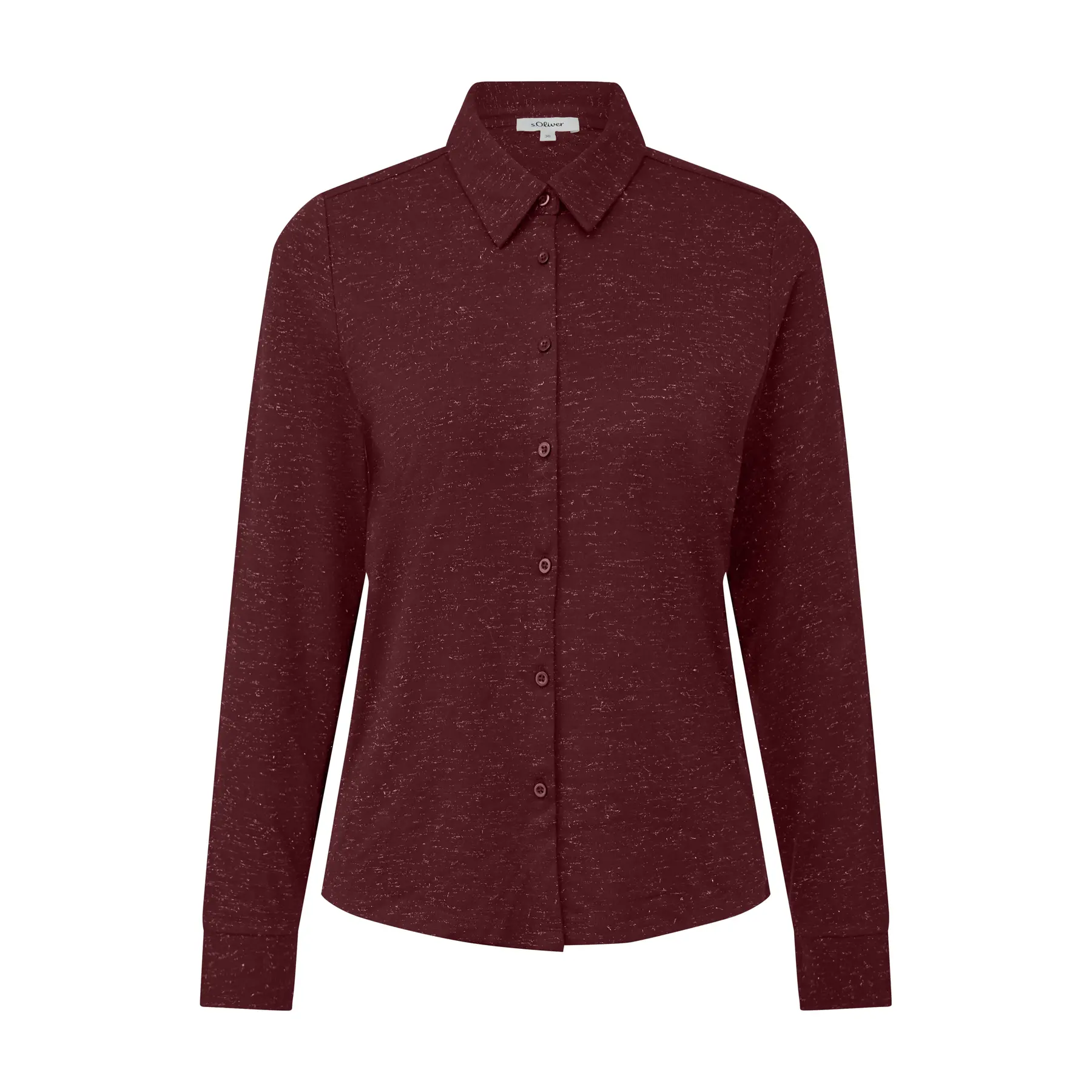 Bluse mit schimmerndem Faden und verlängertem Rücken für Frauen s.Oliver