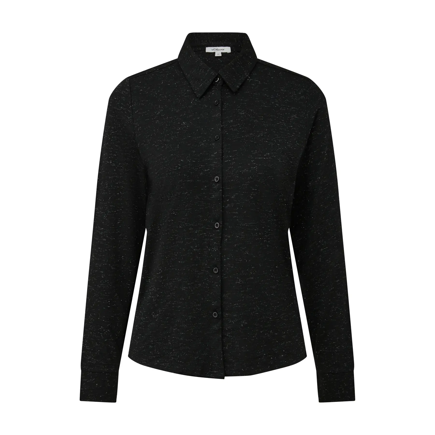 Bluse mit schimmerndem Faden und verlängertem Rücken für Frauen s.Oliver
