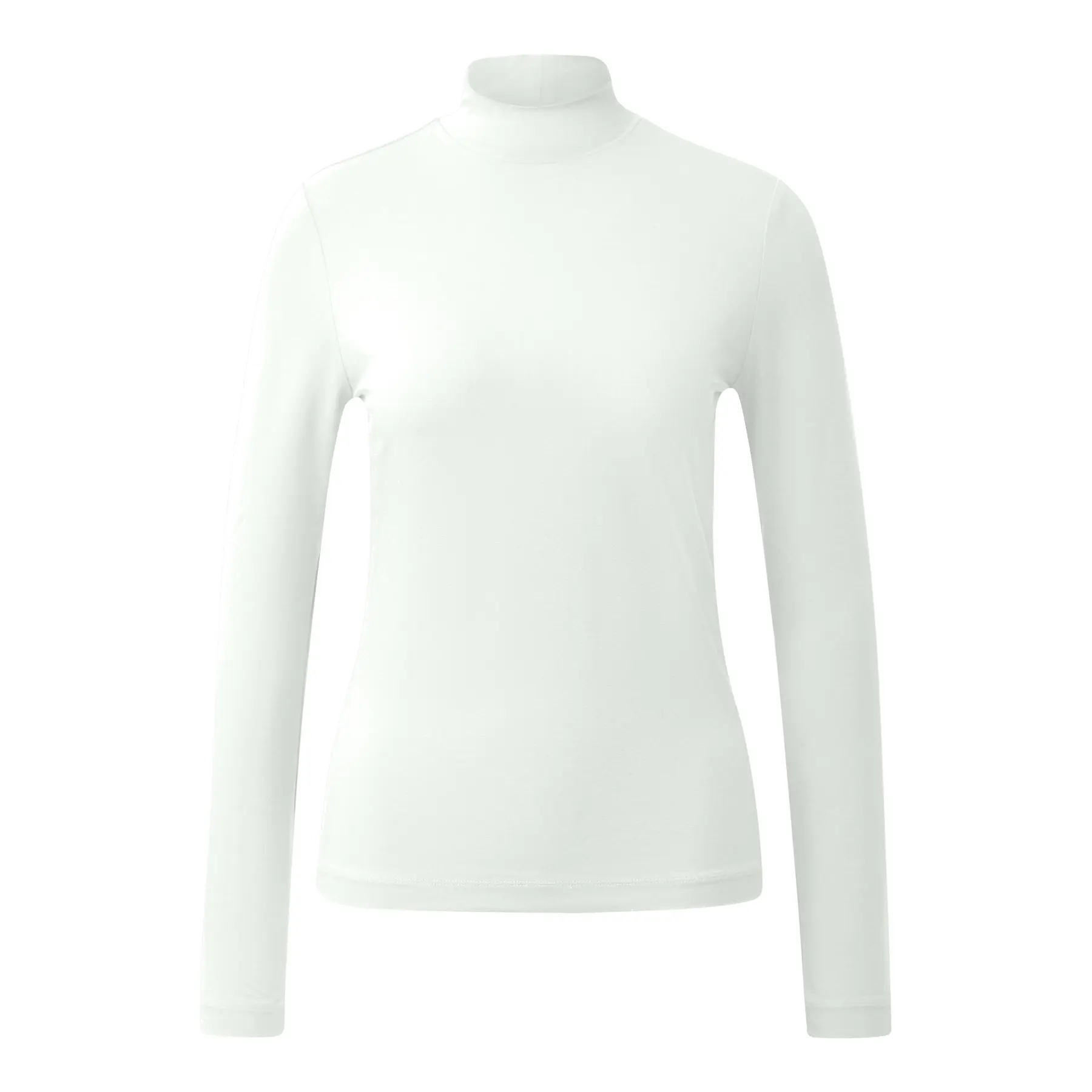Slim-Fit Jersey T-Shirt mit Stehkragen für Frauen s.Oliver