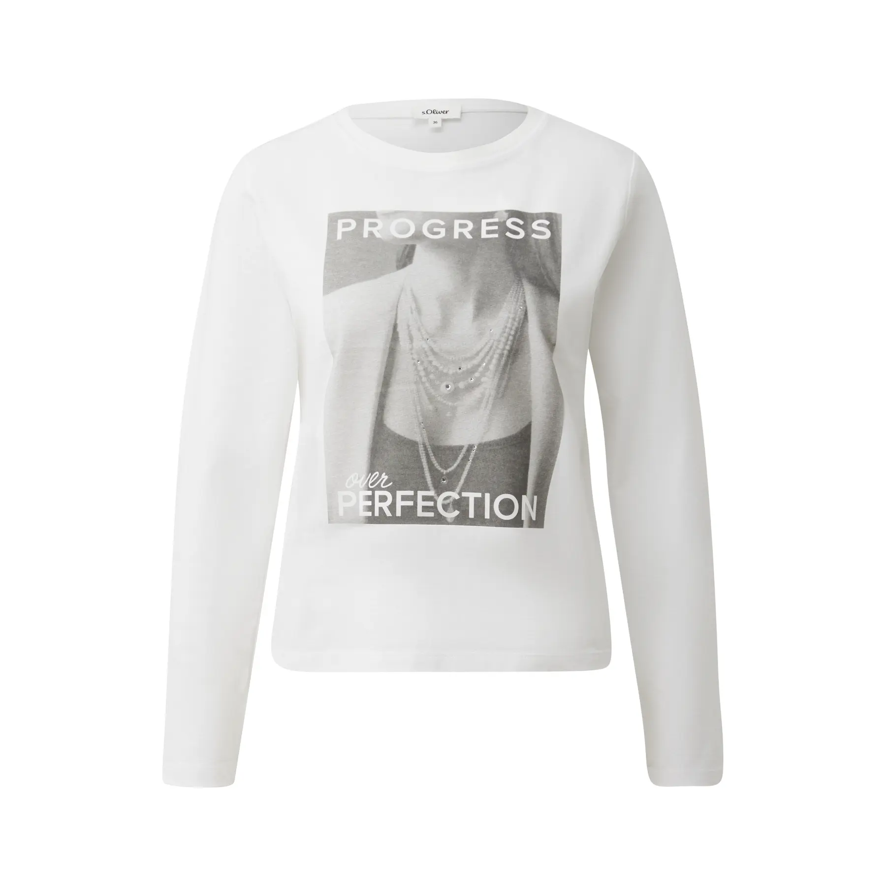 Langarmshirt mit Druck vorne Damen s.Oliver