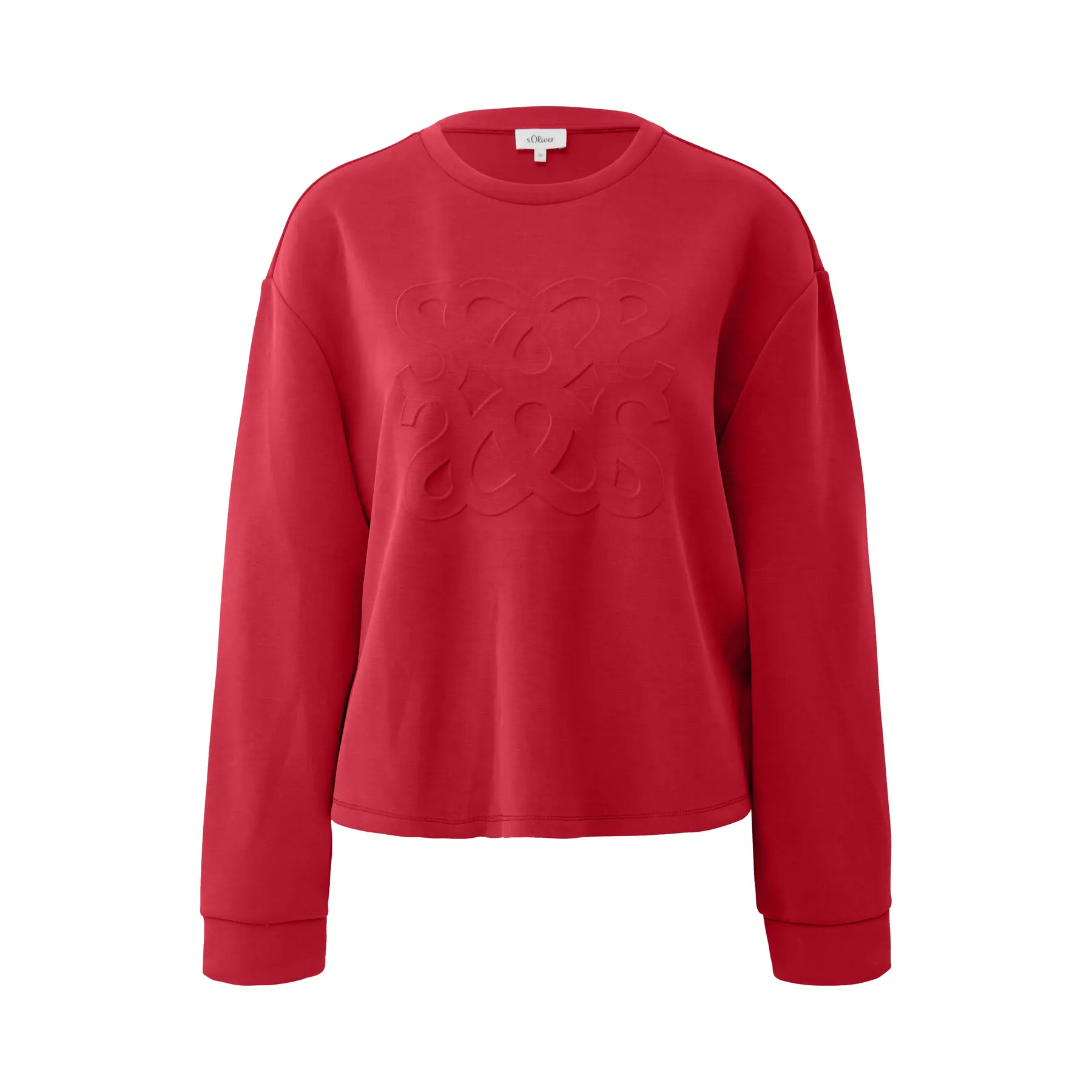 Damen Sweatshirt aus Scuba mit Frontdruck s.Oliver
