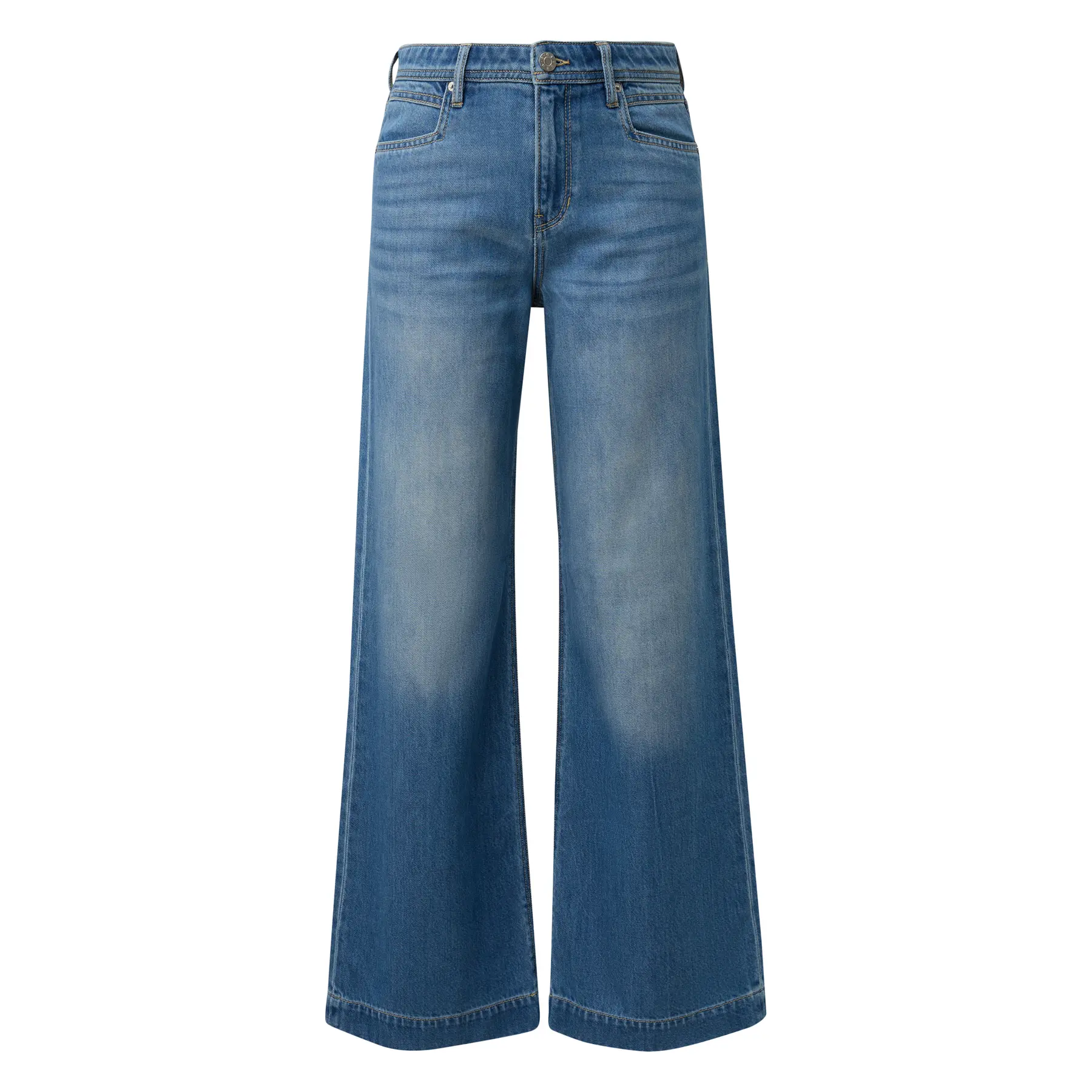 Wide Leg Jeans Regulär Schnitt Weite Beine Mid Rise Damen s.Oliver Suri
