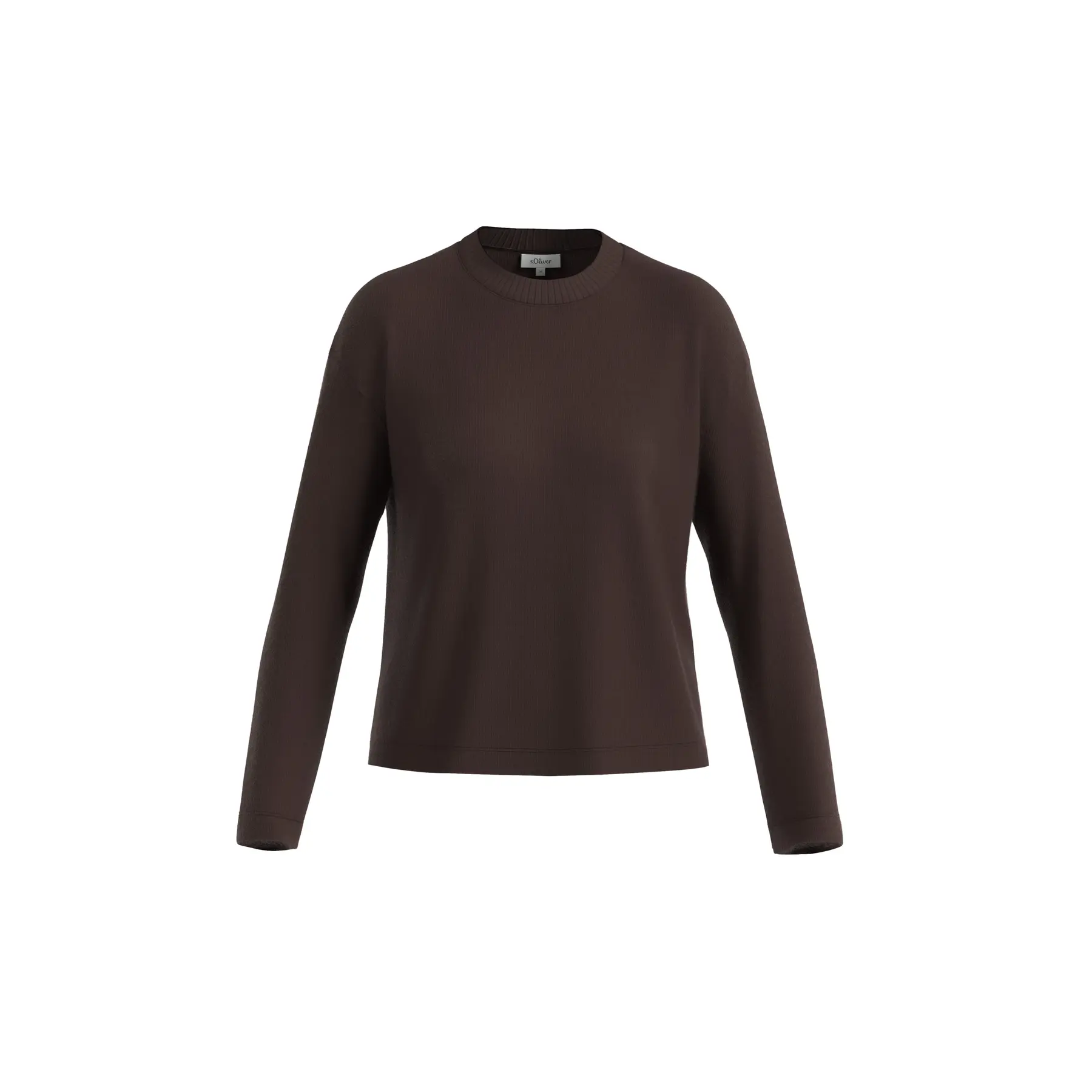 Pull Relaxed Schnitt aus gebürstetem Fleece Damen s.Oliver