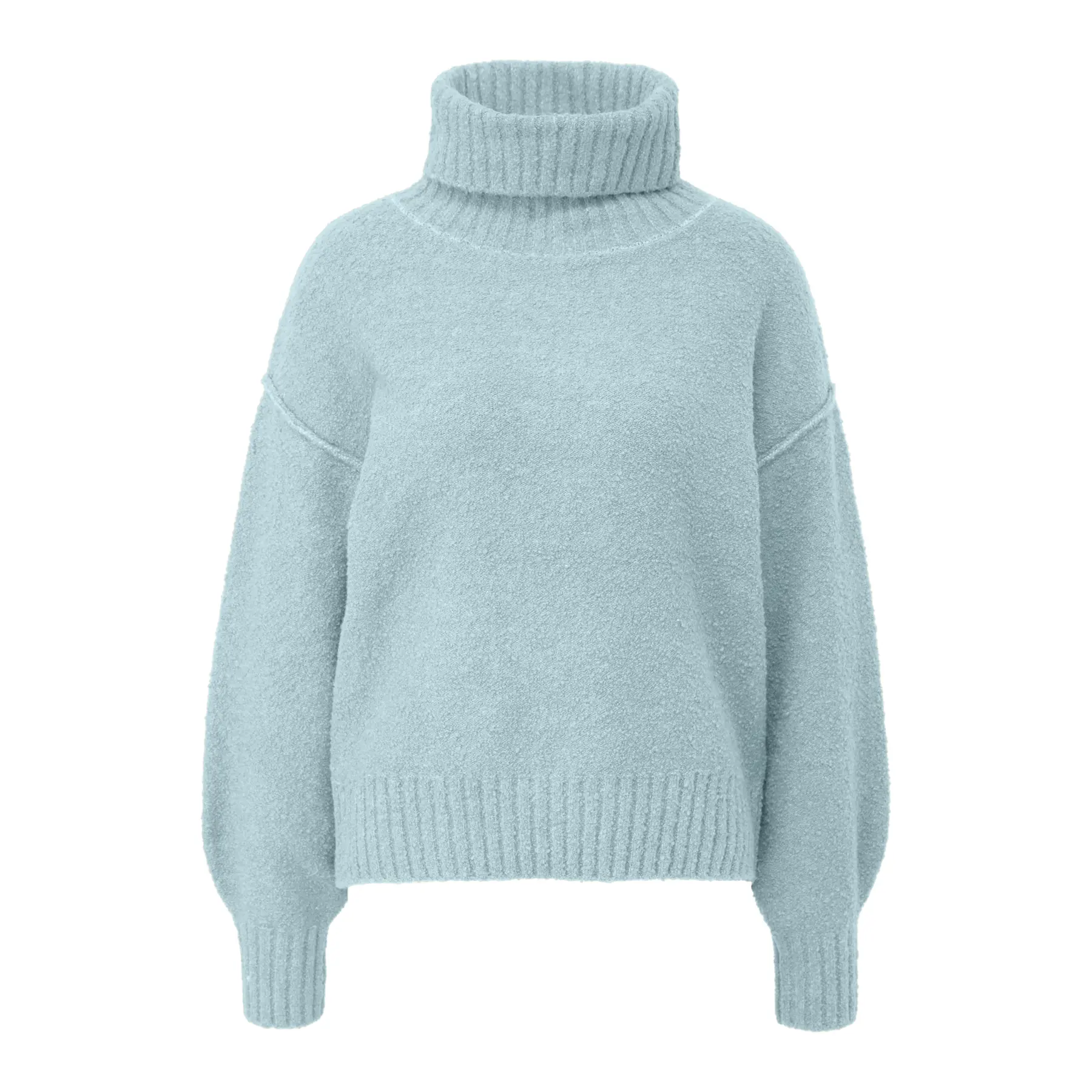 Pullover mit Boucle-Optik und Rollkragen Damen s.Oliver
