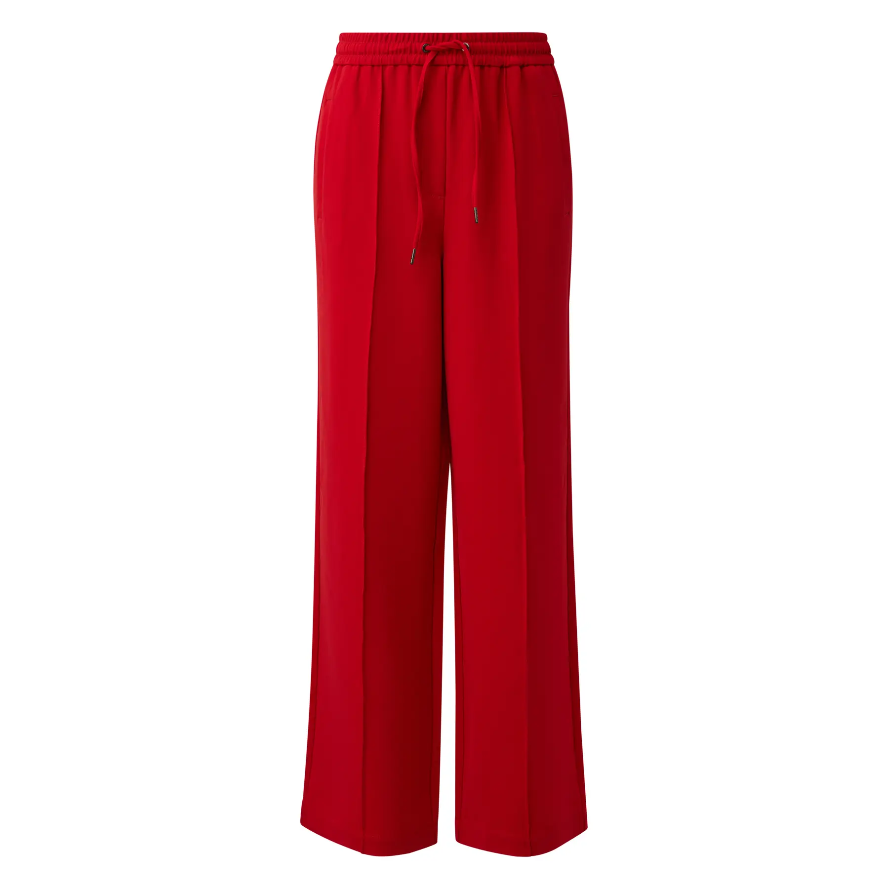 Hose aus Twill mit weitem Bein und elastischem Bund für Damen s.Oliver