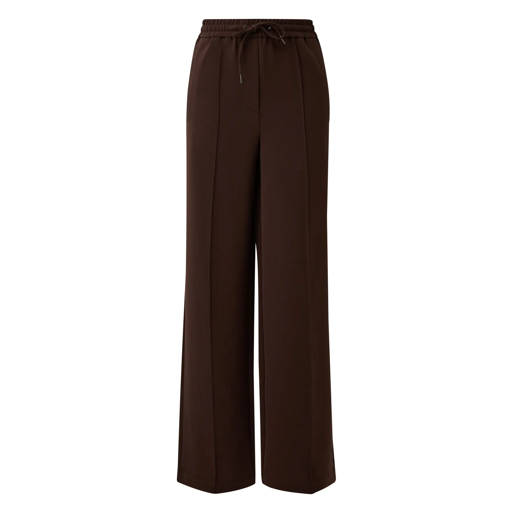 Hose aus Twill mit weitem Bein und elastischem Bund für Damen s.Oliver