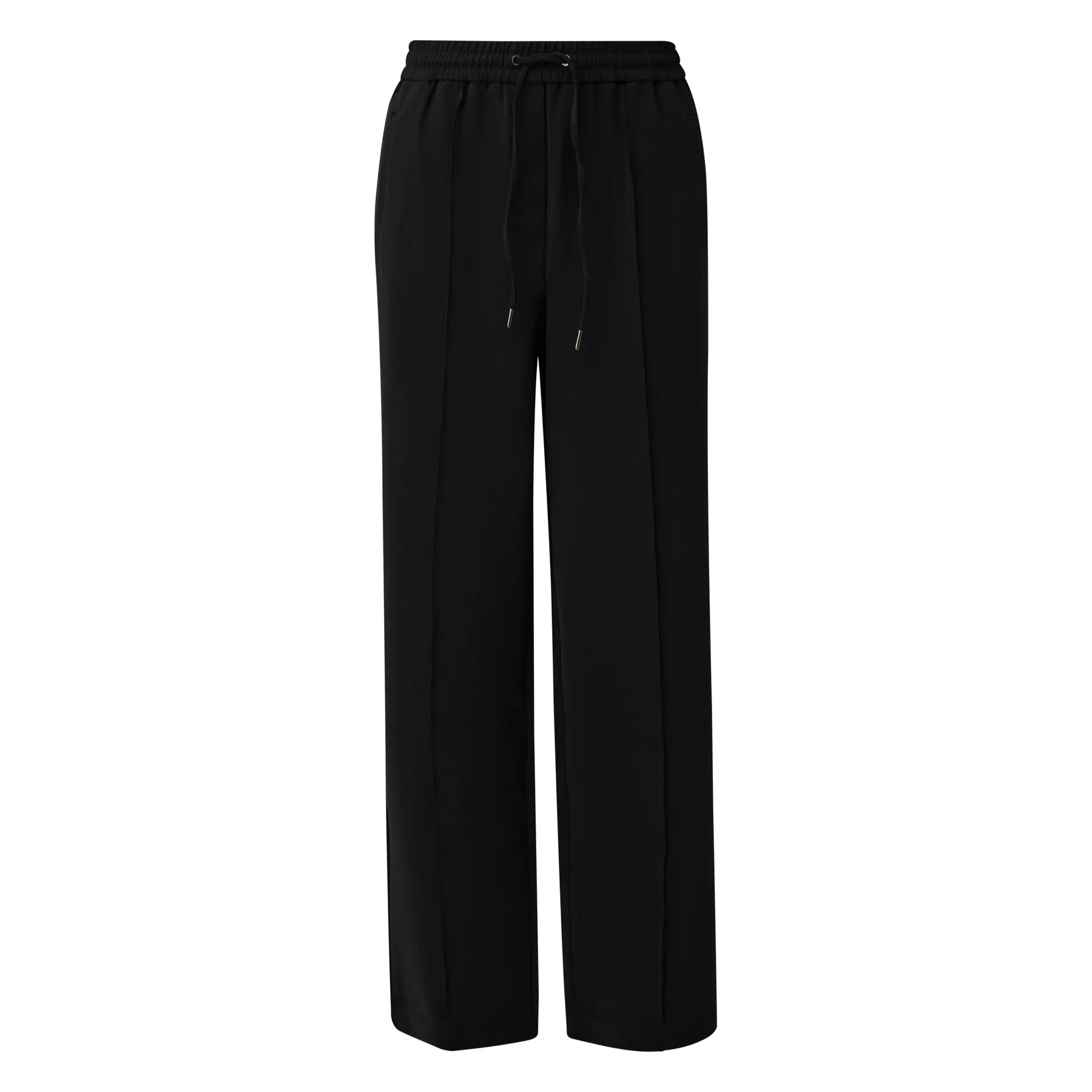 Hose aus Twill mit weitem Bein und elastischem Bund für Damen s.Oliver