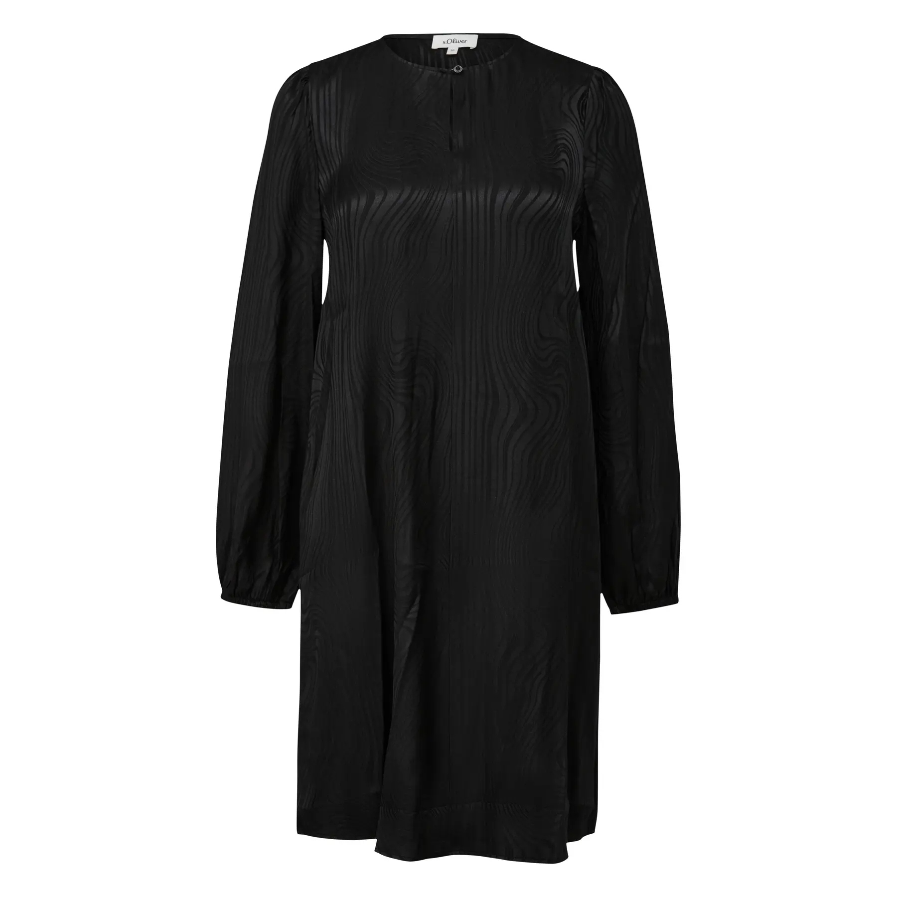Langärmliges Midikleid mit Allover-Muster für Damen s.Oliver