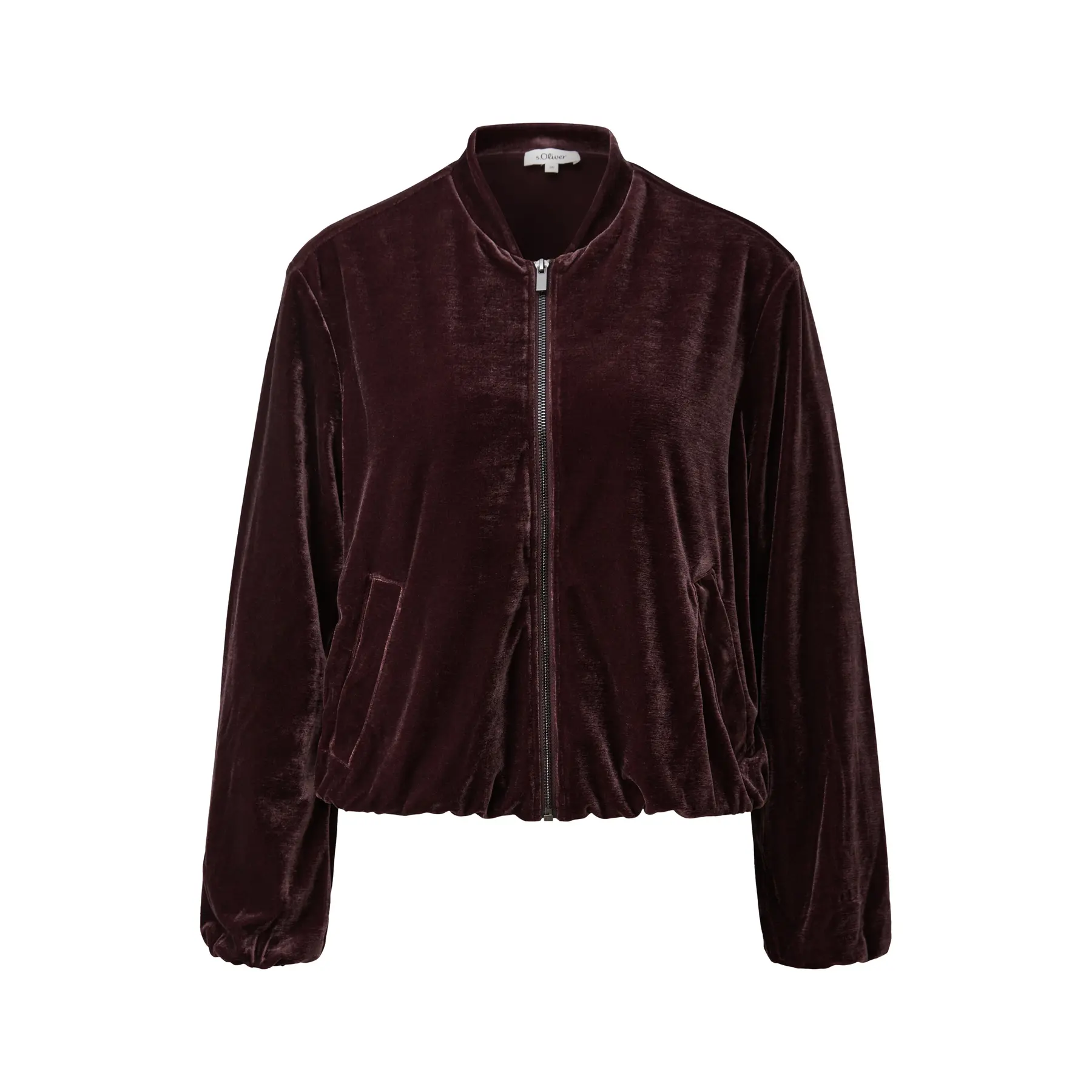 Veloursjacke mit Bomberkragen Damen s.Oliver