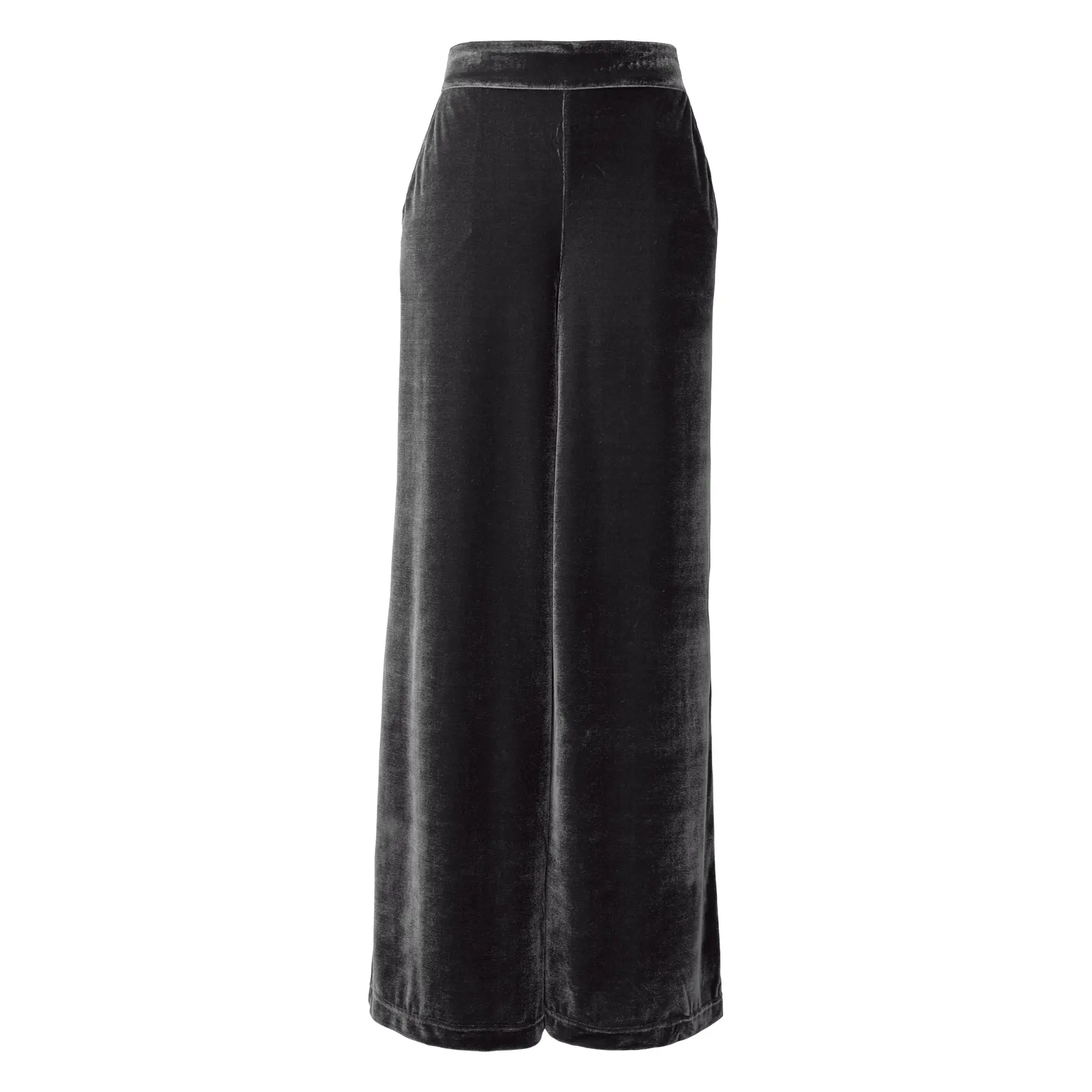 Relaxed Fit Baumwollcordhose mit elastischem Bund und weitem Bein für Damen s.Oliver