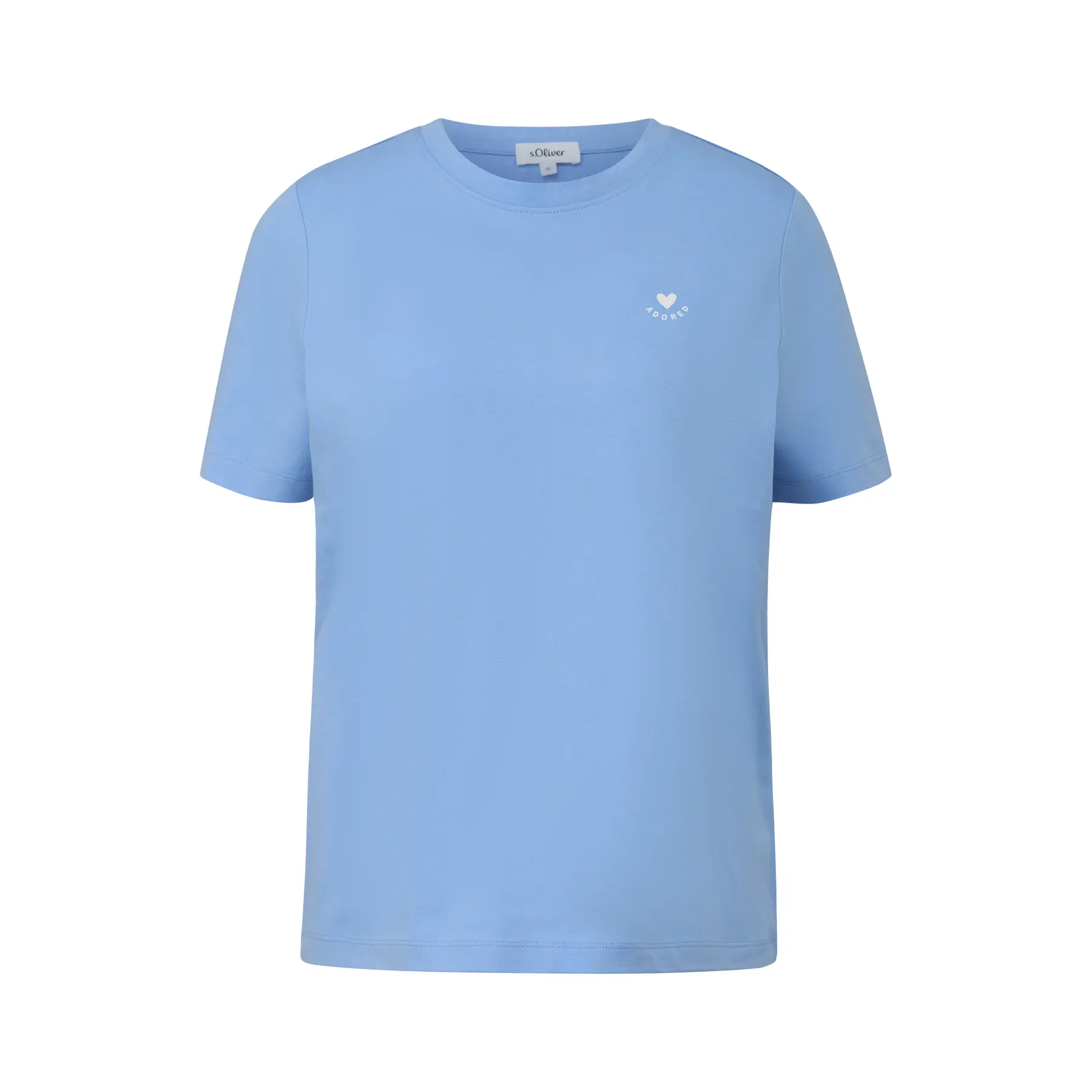 Damen T-Shirt aus Jersey mit Druck vorne lockere Passform s.Oliver