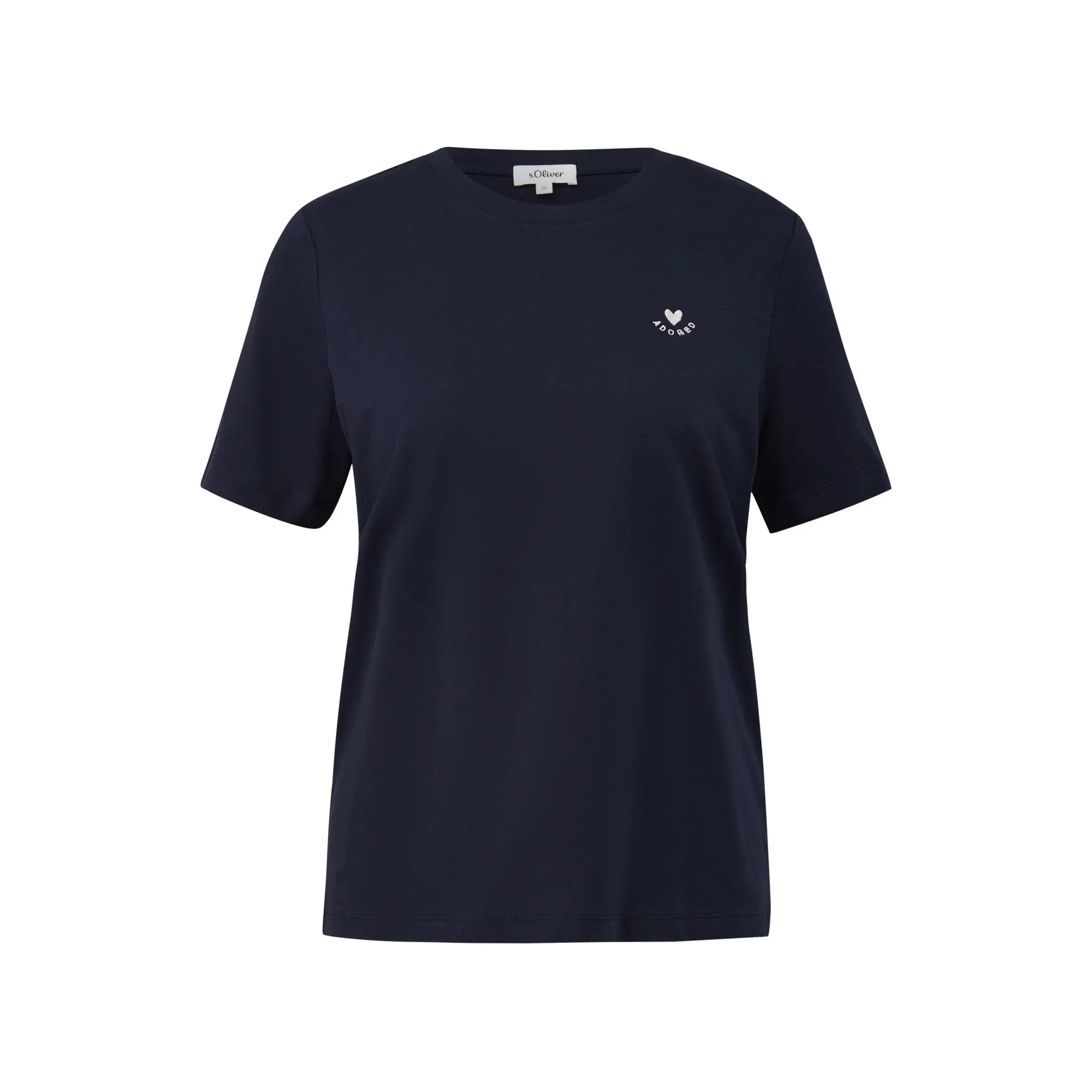 Damen T-Shirt aus Jersey mit Druck vorne lockere Passform s.Oliver