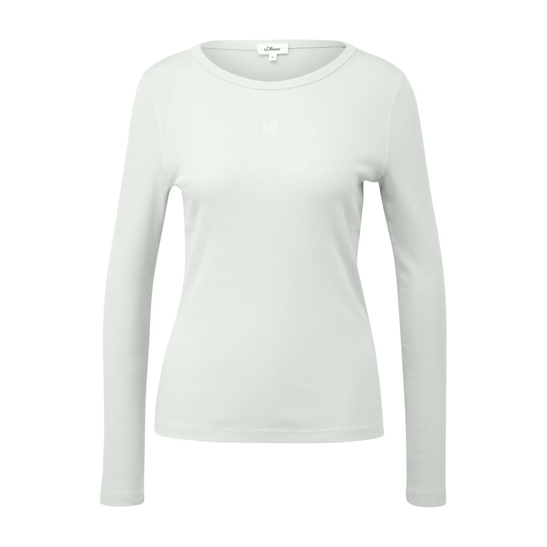 Damen Slim Fit Langarmshirt aus weichem Jersey s.Oliver