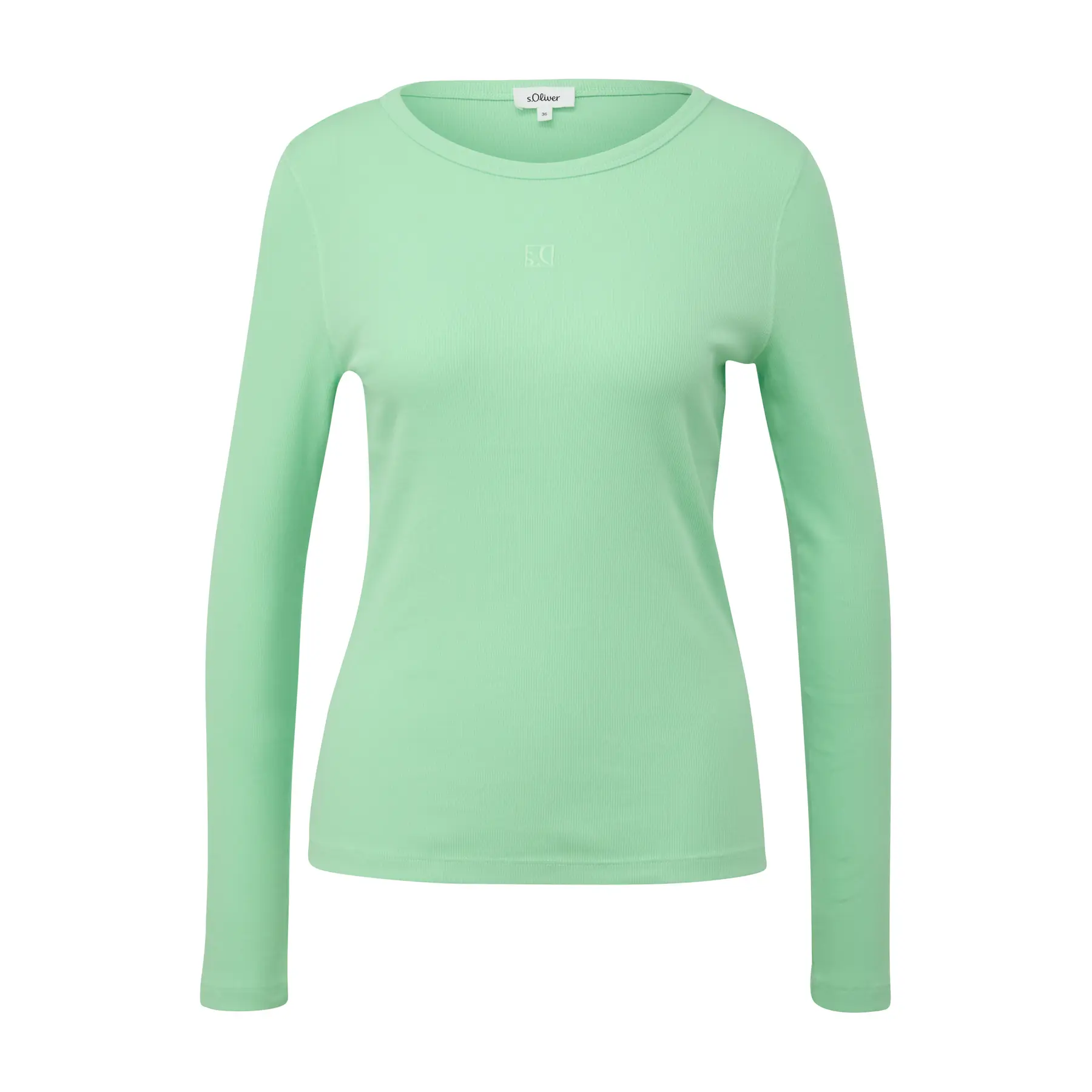 Damen Slim Fit Langarmshirt aus weichem Jersey s.Oliver
