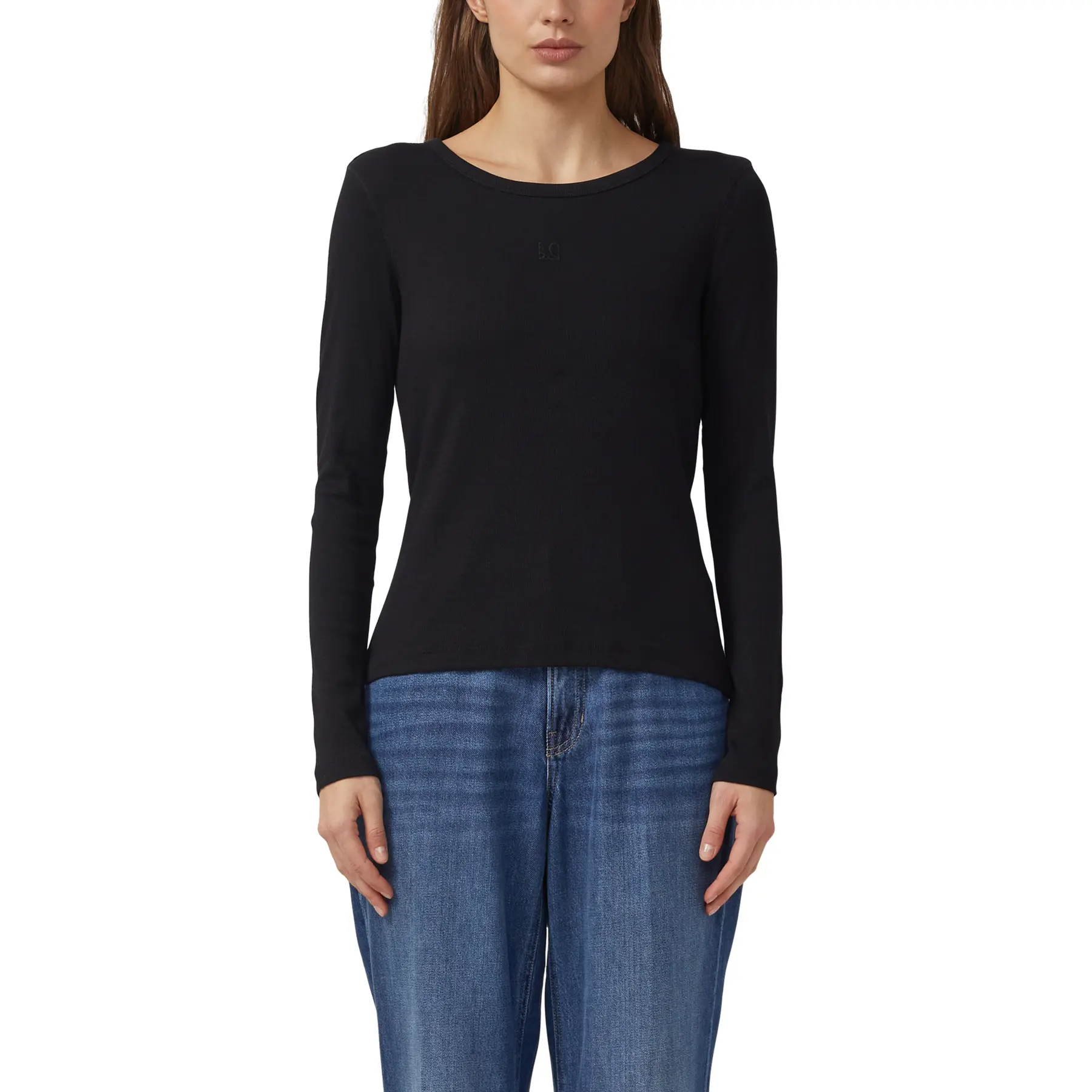 Damen Slim Fit Langarmshirt aus weichem Jersey s.Oliver