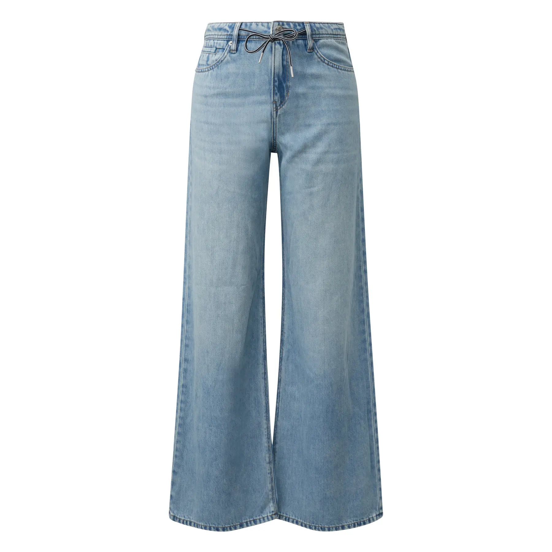 Damen Jeans Regular mit Cut-Out-Nähten und Stoffgürtel s.Oliver Suri