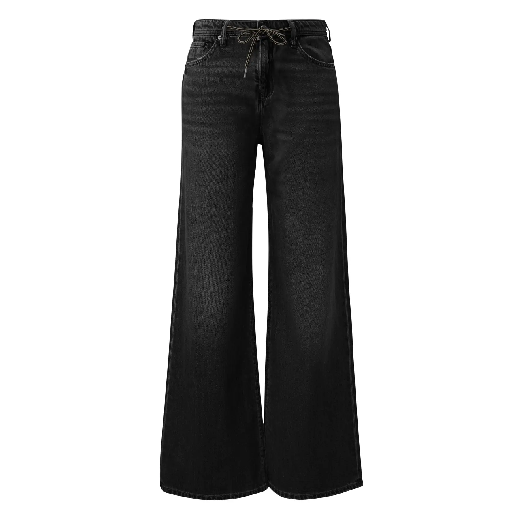 Damen Jeans Regular mit Cut-Out-Nähten und Stoffgürtel s.Oliver Suri