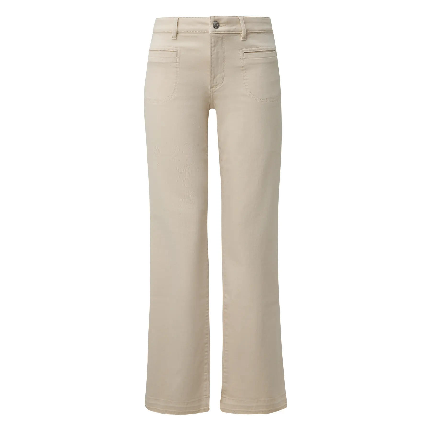 Jeans Regular Fit Bootcut mit Fransenumschlag Damen s.Oliver