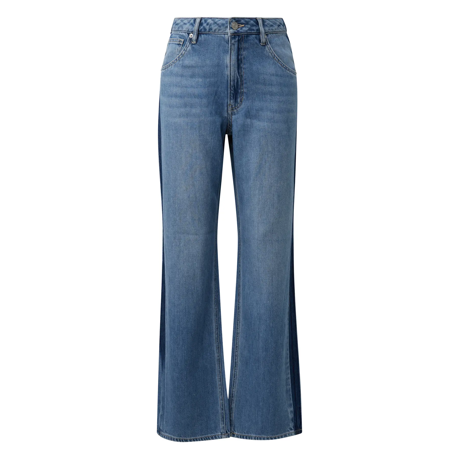 Lässige Boyfriend Jeans mit geradem Bein und kontrastierenden Streifen für Frauen s.Oliver Beth