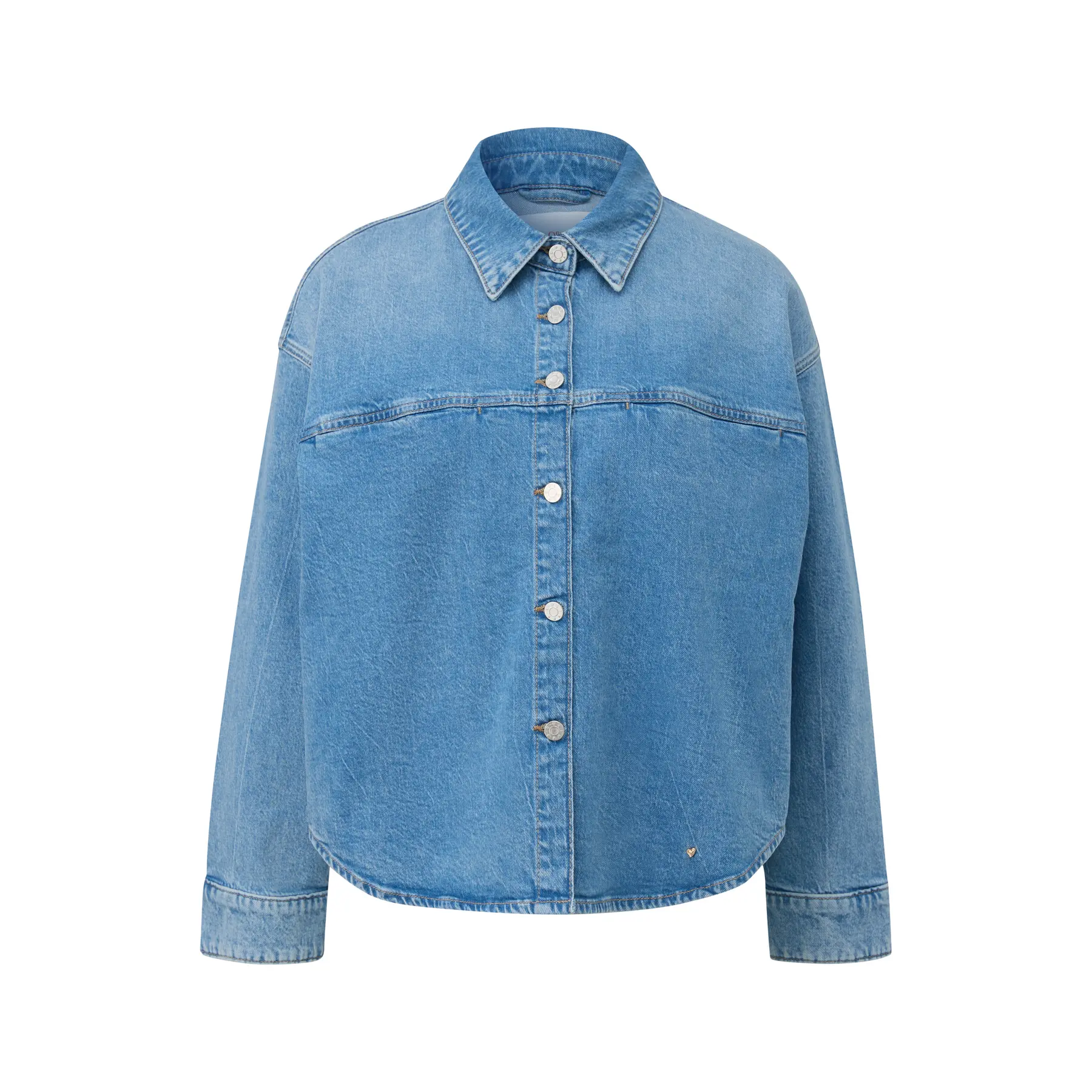 Damenjeansjacke im lässigen Schnitt mit Hemdkragen s.Oliver
