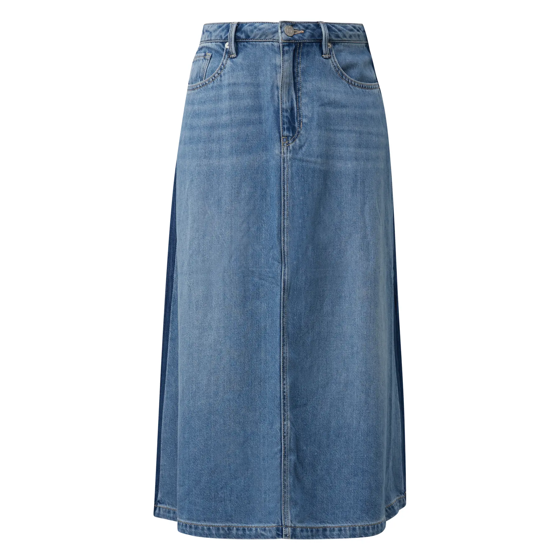 Hochsitze Midi Jeansrock aus Lyocell für Damen s.Oliver