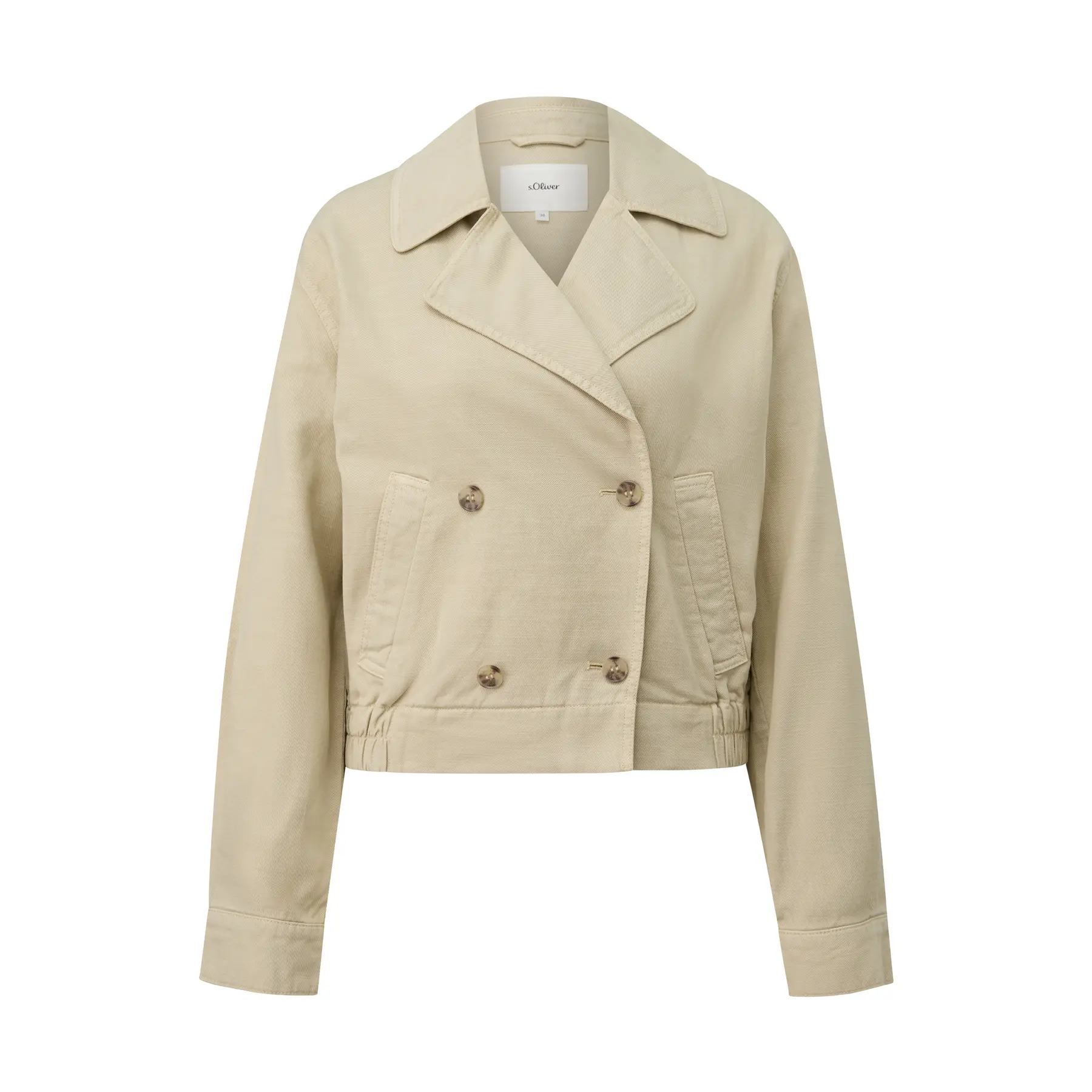Damen lockerer Schnitt Mischbaumwoll-Trenchcoat s.Oliver