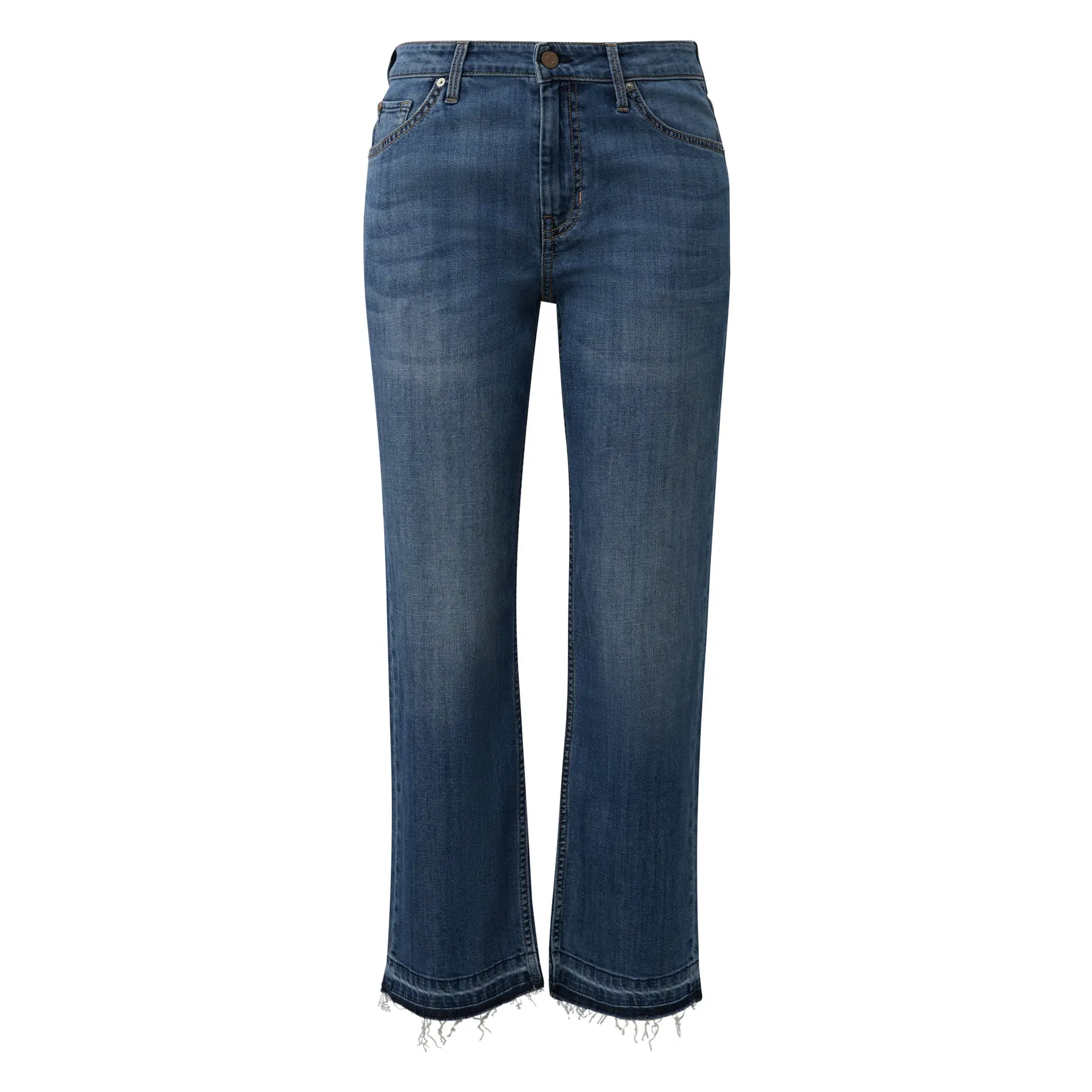 Jeans Corti Regolari Gamba Dritta con Cordon Di Serraggio Donna  Karolin